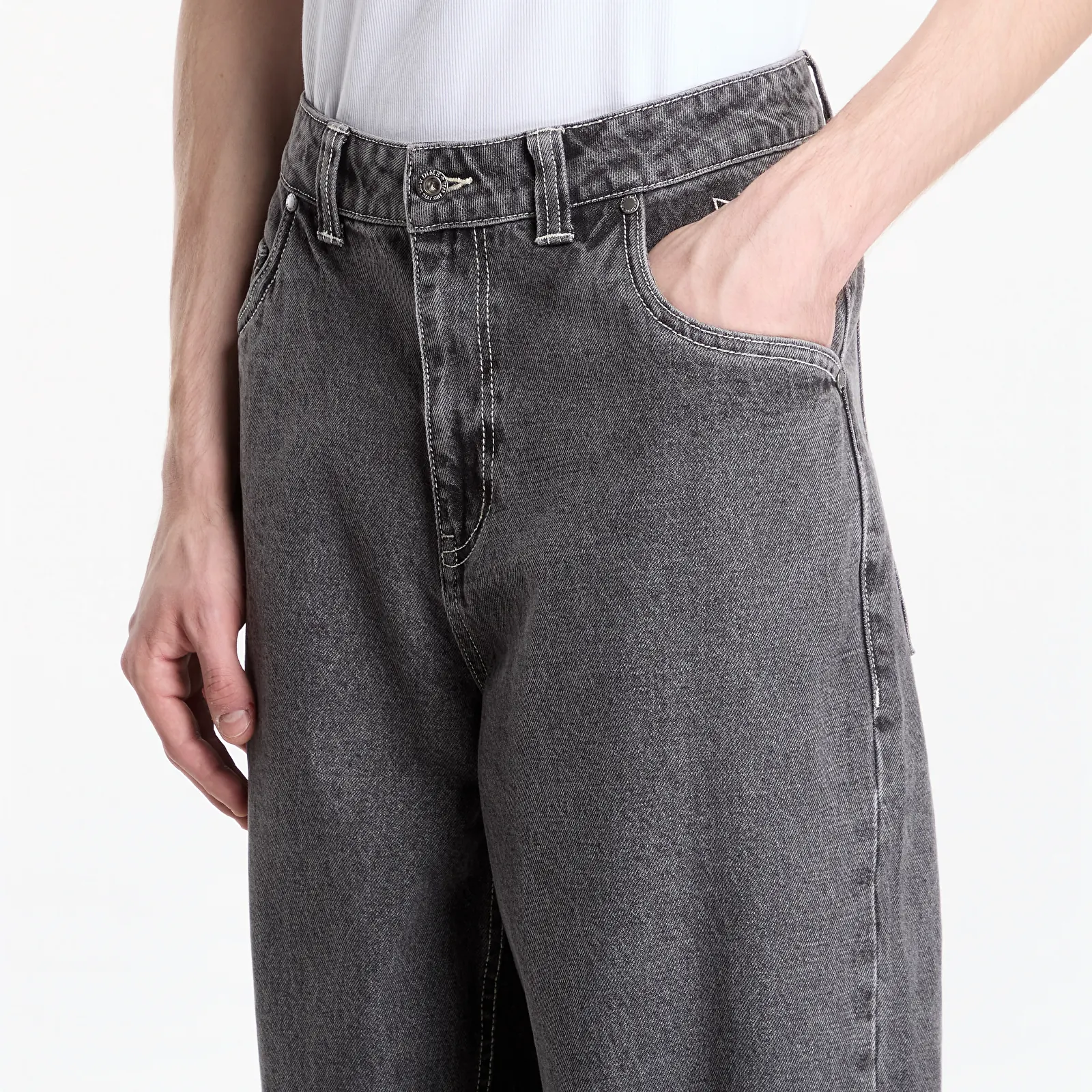 Jeans Dime Baggy Wink Denim Pants Faded Black