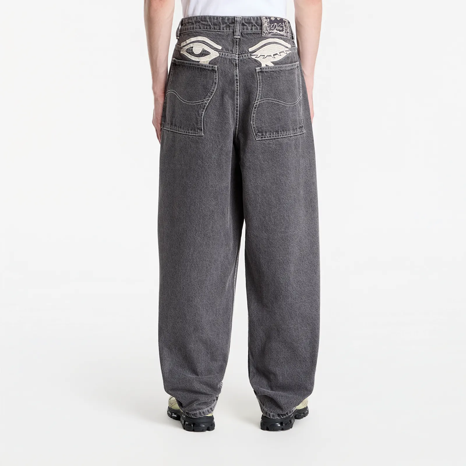 Jeans Dime Baggy Wink Denim Pants Faded Black