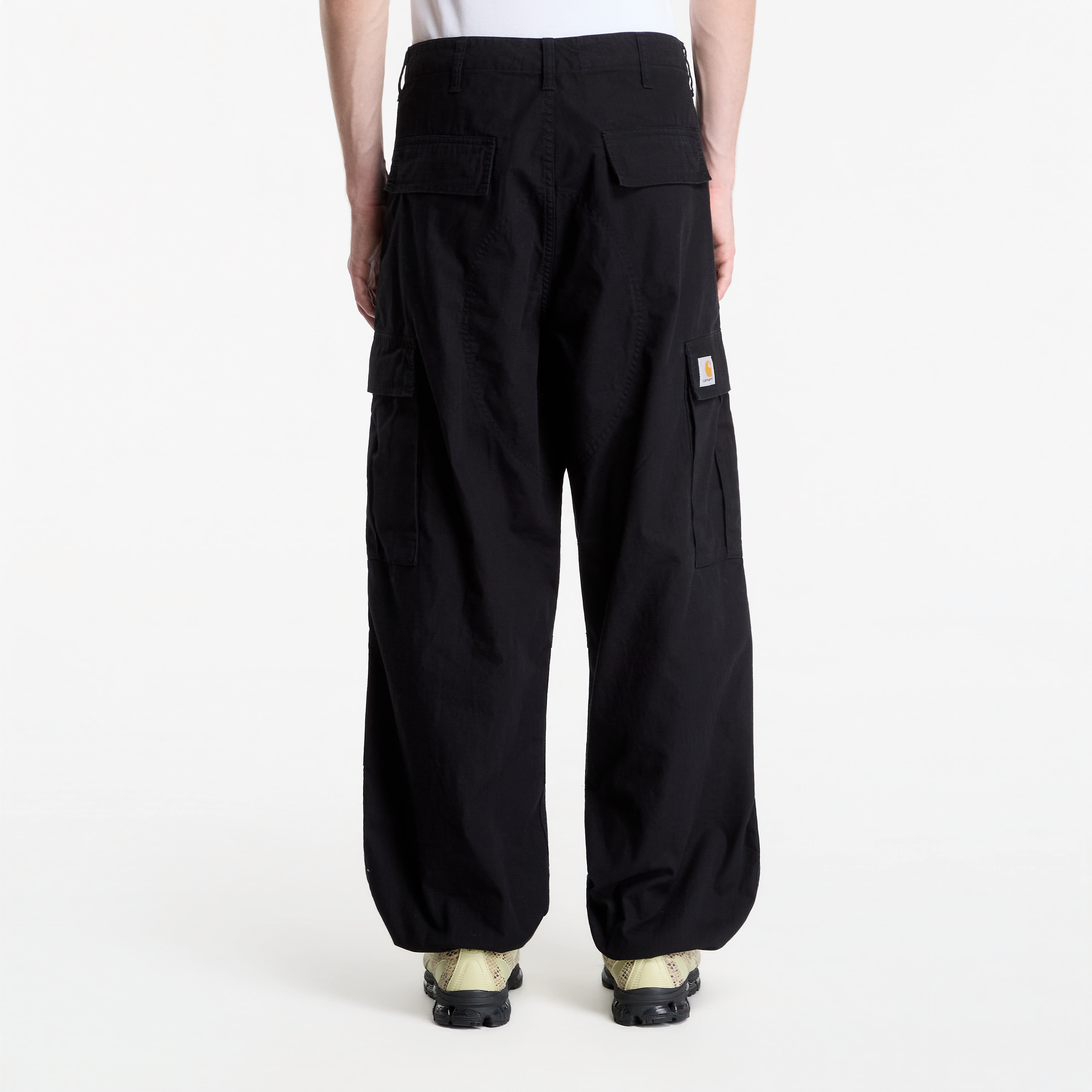 Панталони Carhartt WIP OG Cargo Pant Black Stone Washed 31