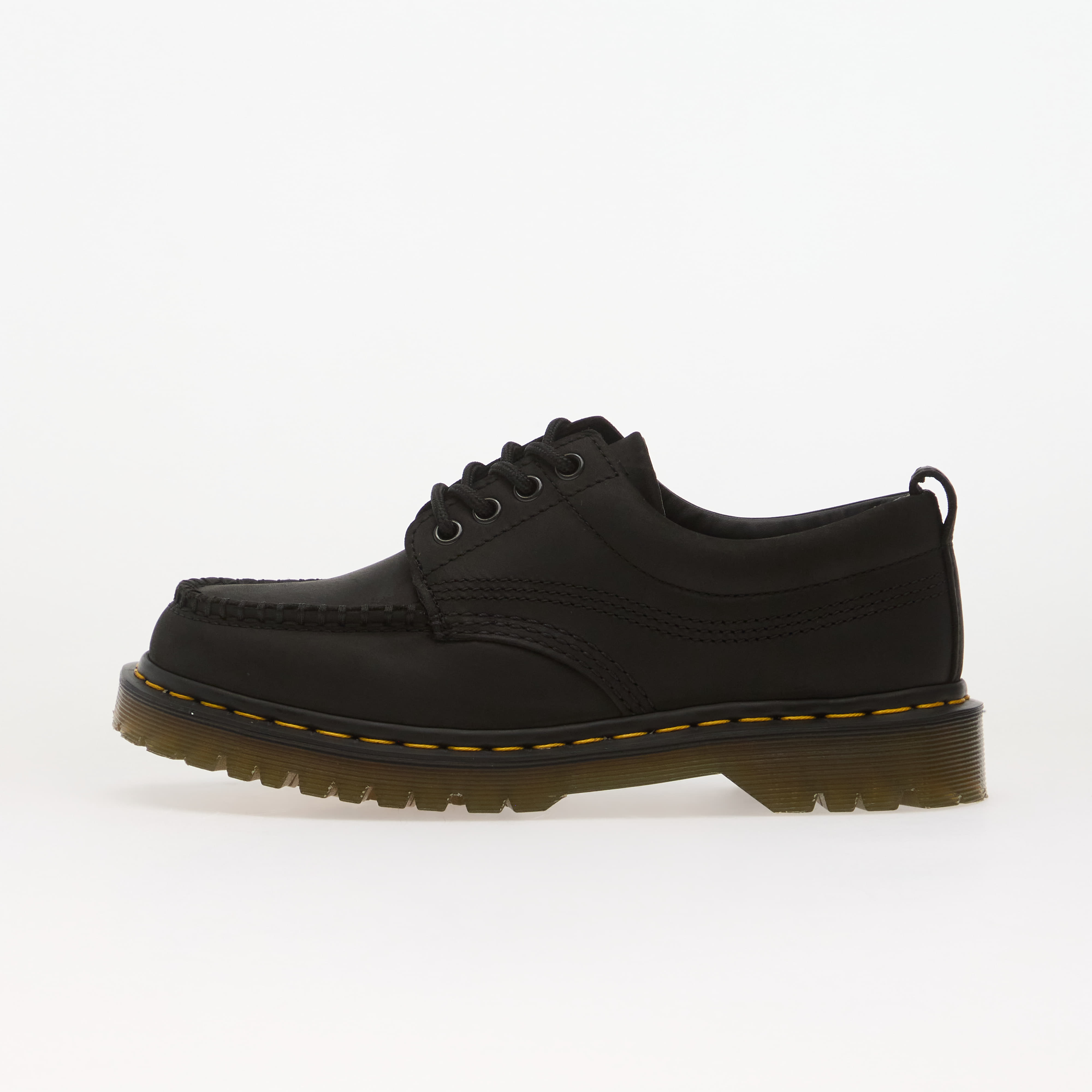 Сникърси Dr. Martens Lowell 4 Eye Moc Toe Black Crazy Horse EUR 45