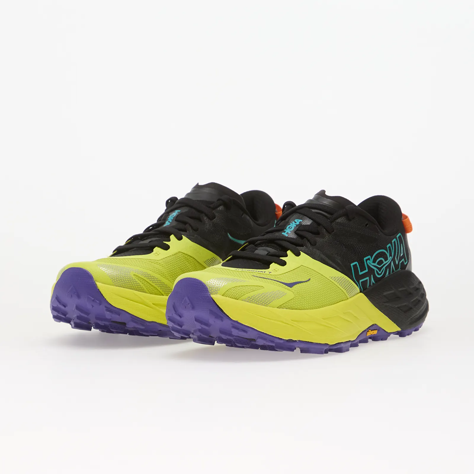 Men's shoes Hoka® M Speedgoat 7 Black/ Hoka® Citrus