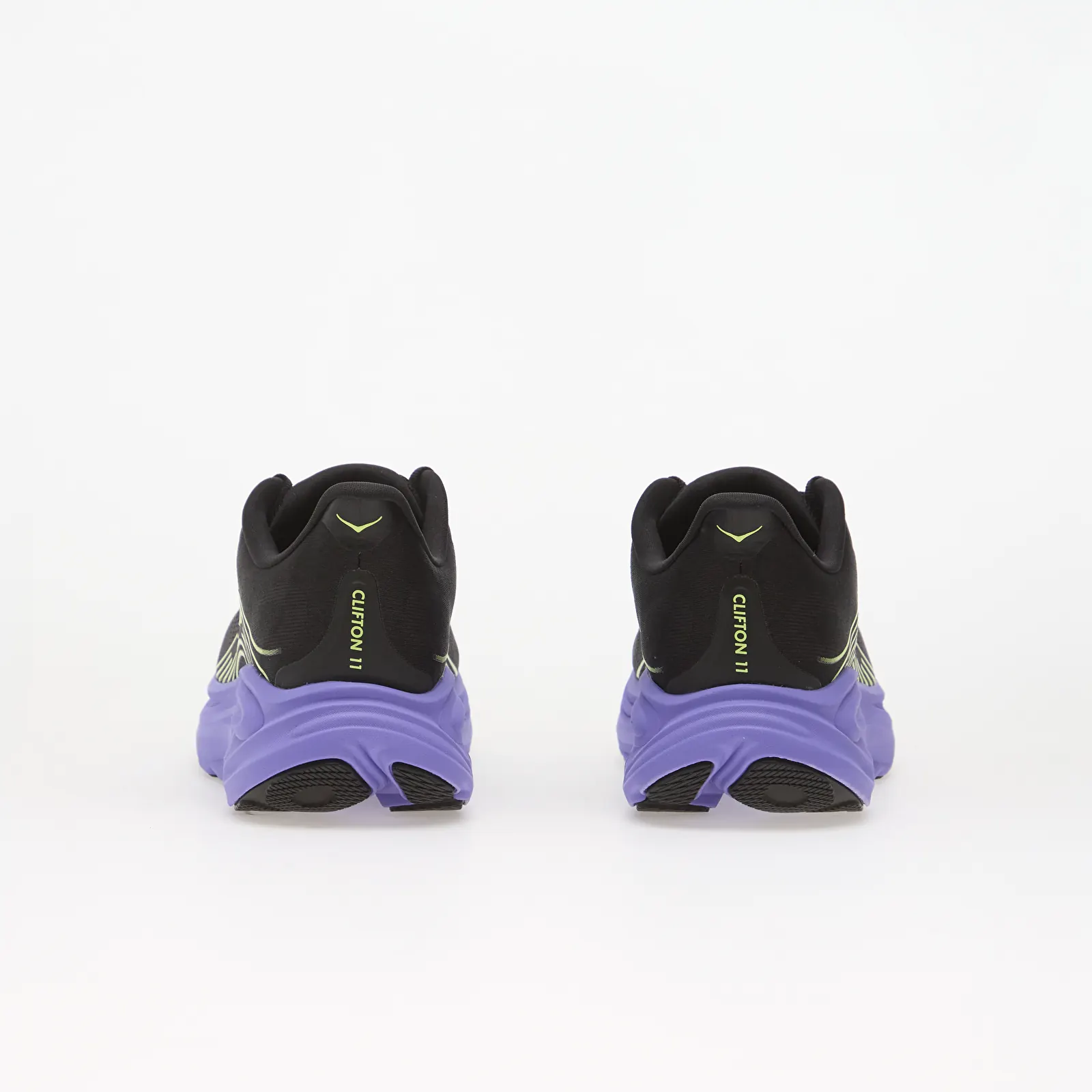 Baskets homme Hoka® M Clifton 11 Black/ Neon Yuzu
