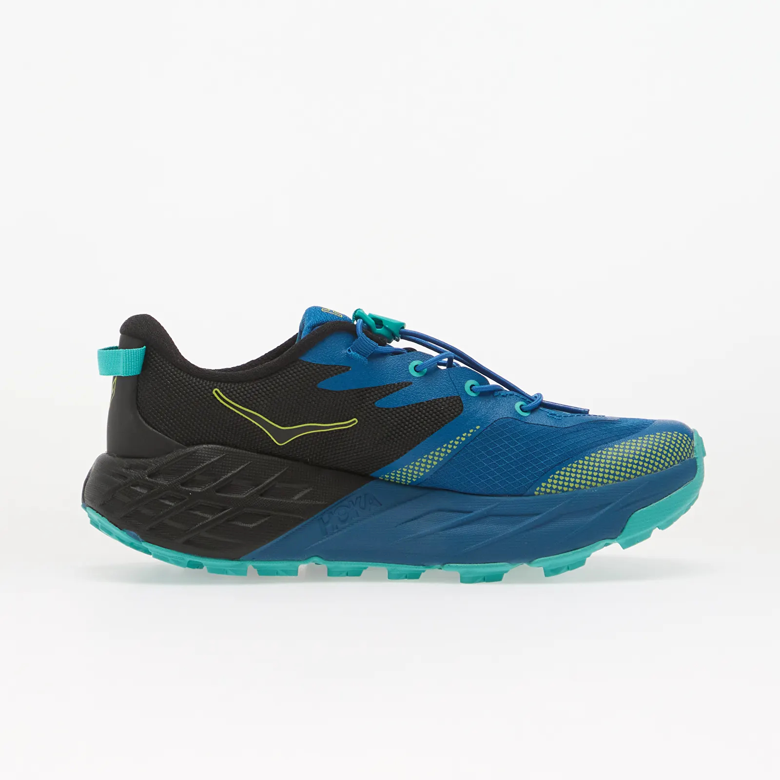 Sneakers och skor för barn Hoka® Y Speedgoat 7 Big Kids Black/ Night Glow Blue