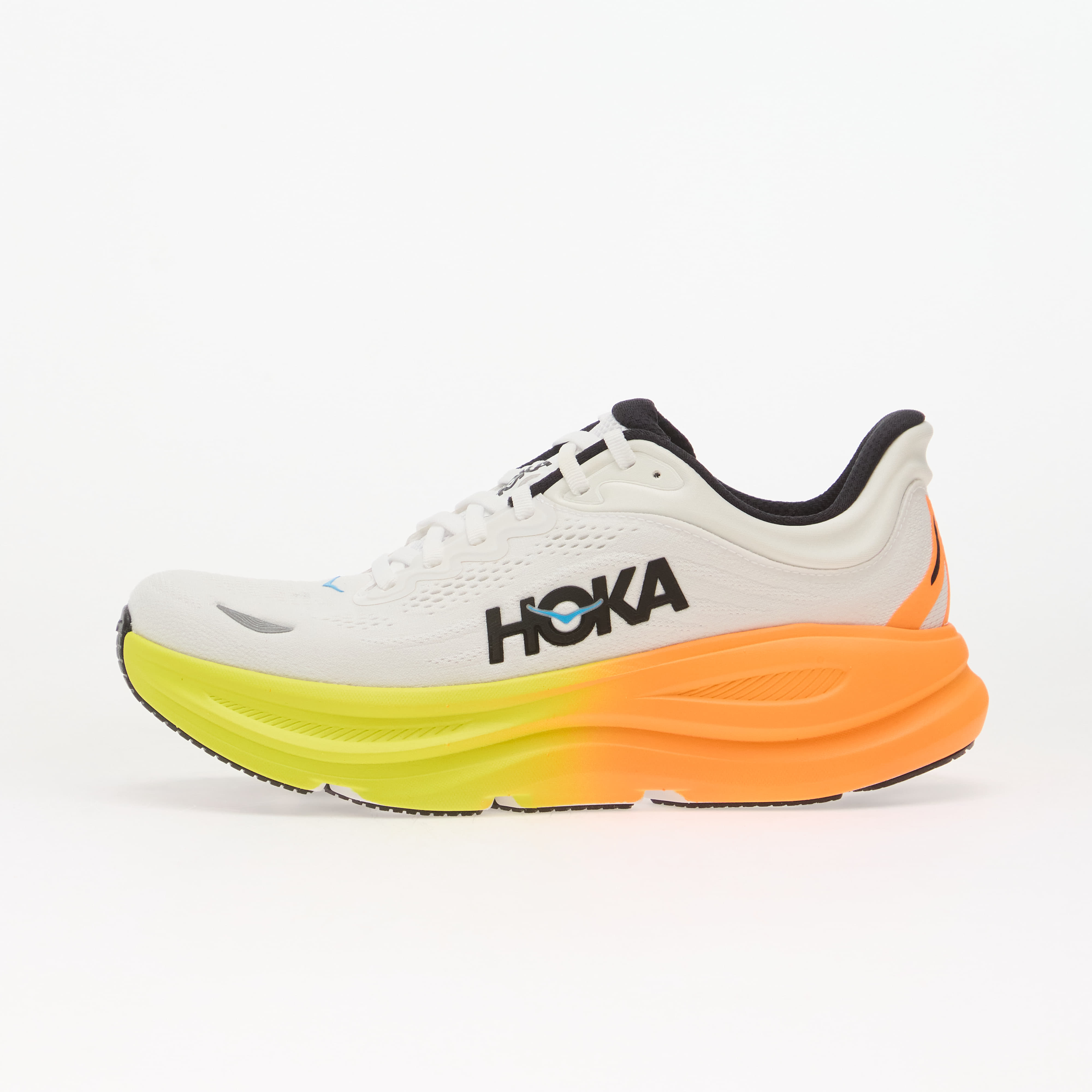 Sneakers Hoka® M Bondi 9 White/ Neon Tangerine UK 8