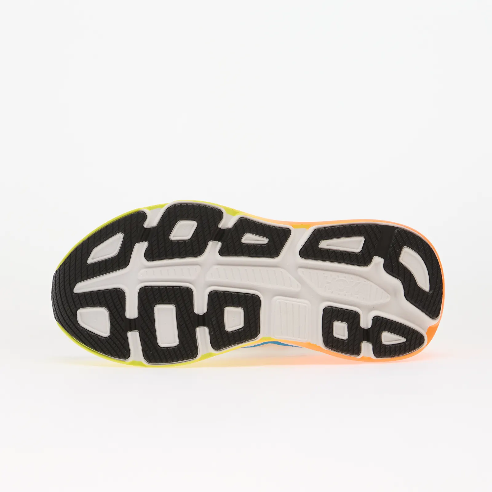 Мужская обувь Hoka® M Bondi 9 White/ Neon Tangerine
