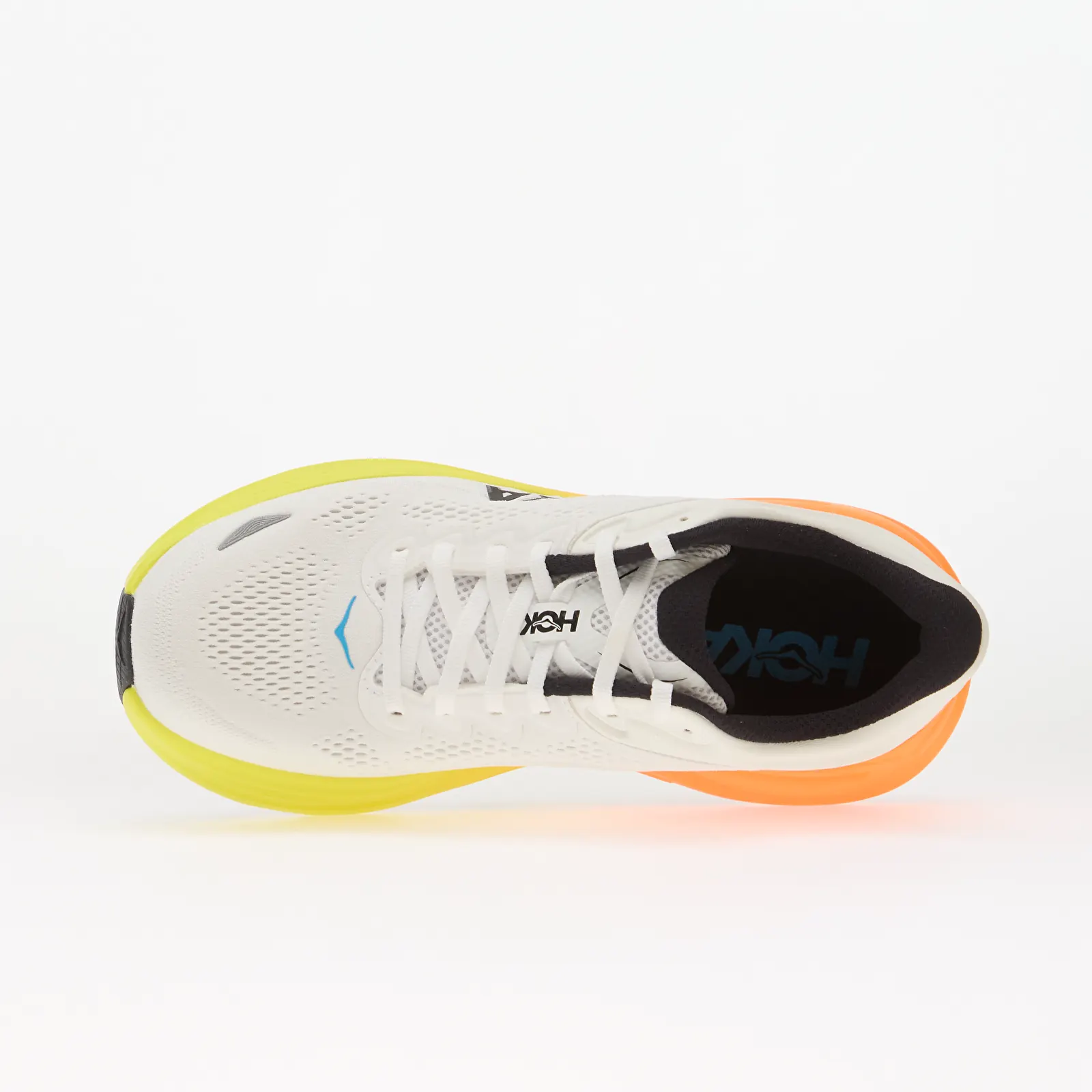 Мужская обувь Hoka® M Bondi 9 White/ Neon Tangerine