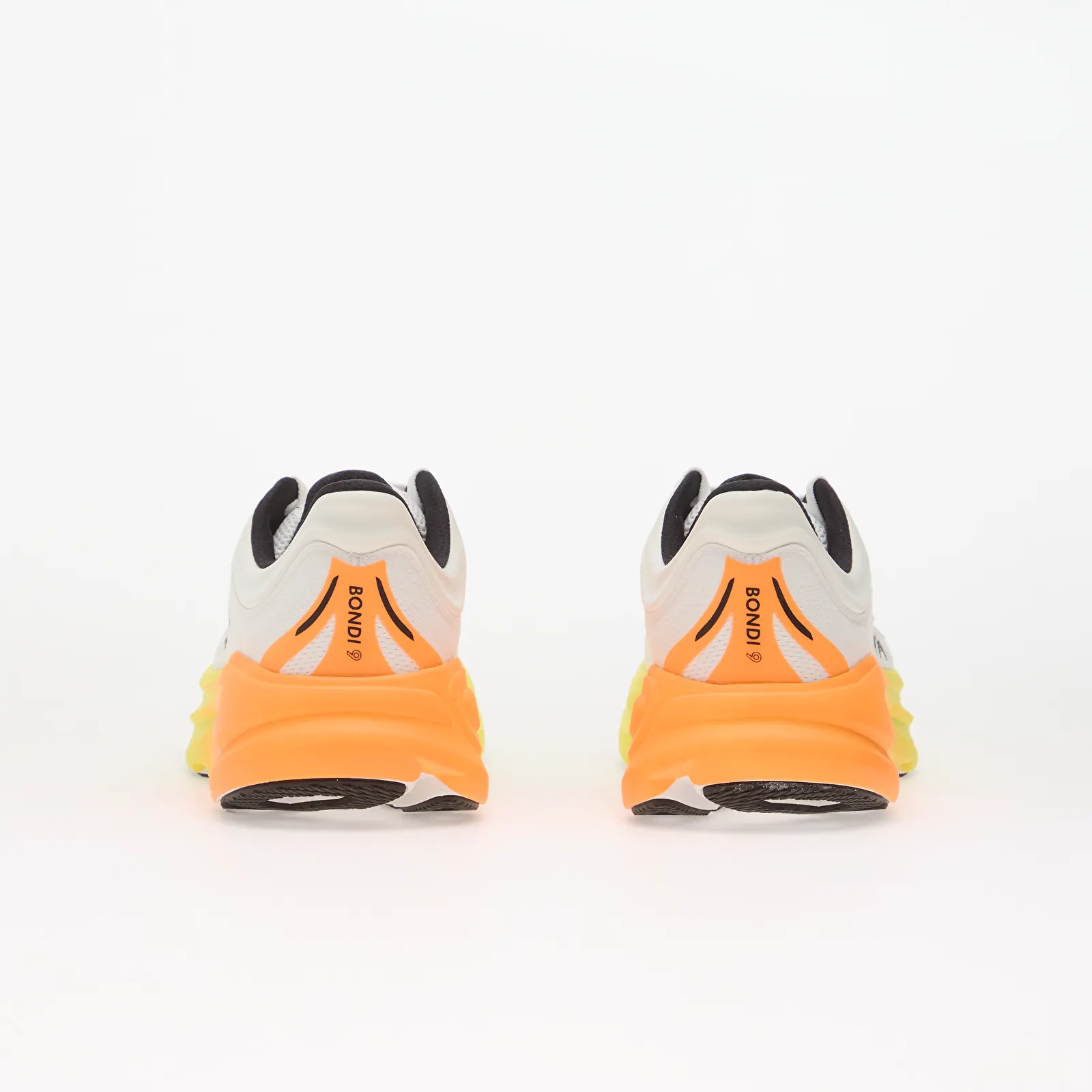 Мужская обувь Hoka® M Bondi 9 White/ Neon Tangerine