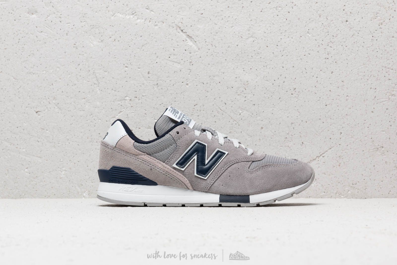 New balance 996 grey navy cheap