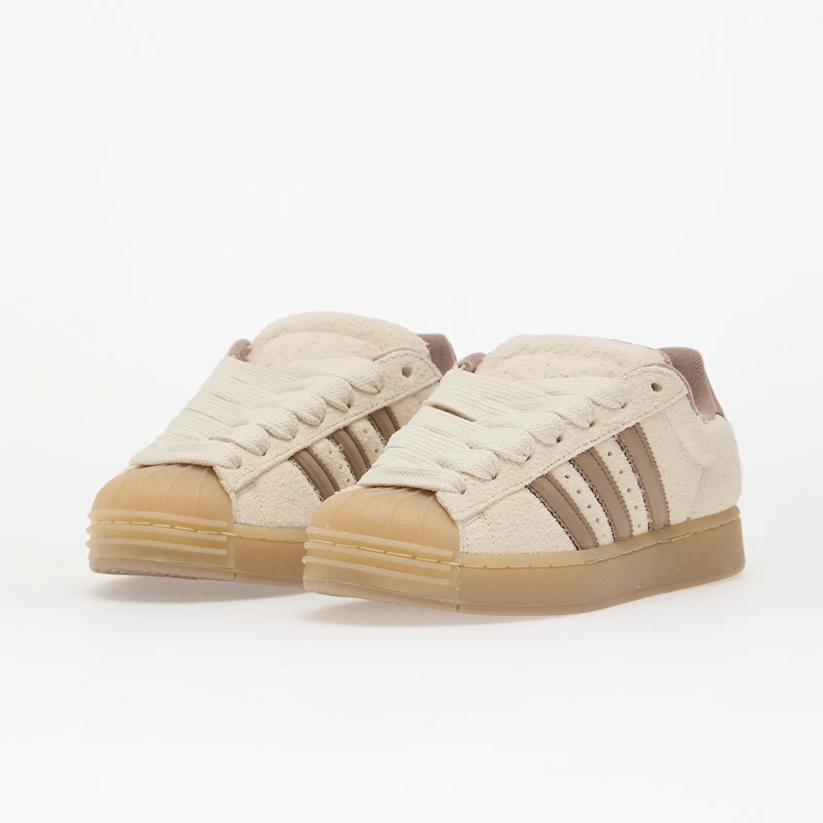 Naiste jalatsid adidas Superstar St Wonder White/ Chalky Brown/ Chalky Brown