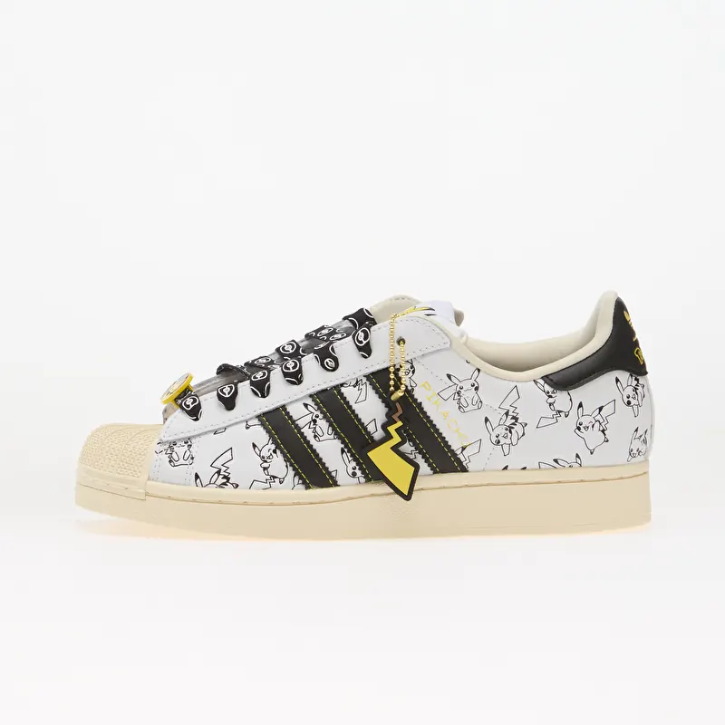 adidas x Pokemon Superstar II (Pikachu) Cloud White/ Core Black/ Gold Metallic