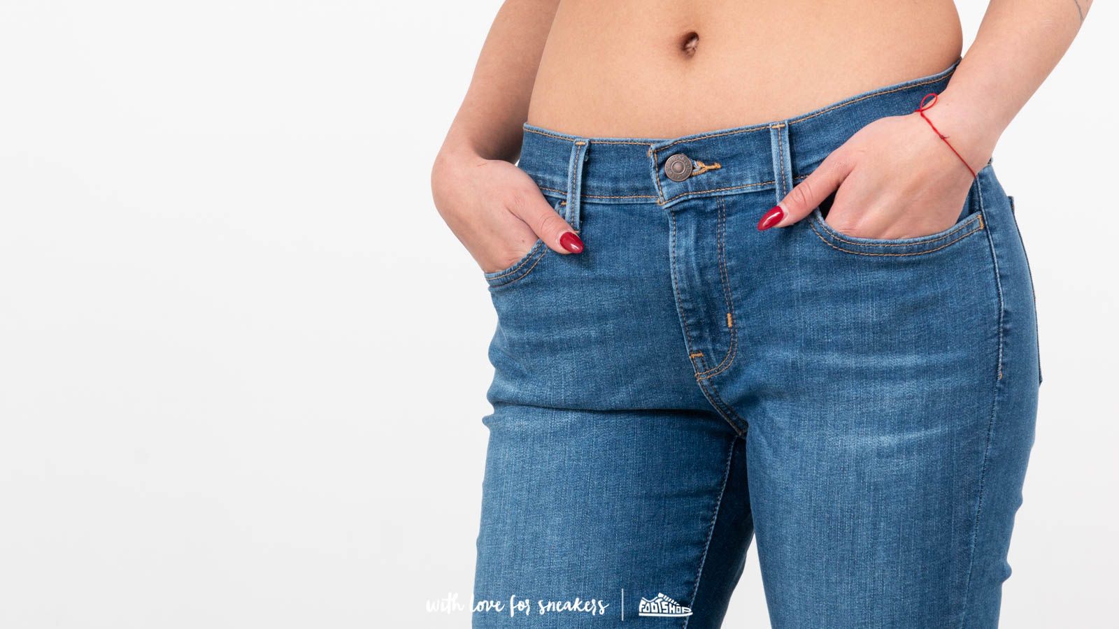 Pants and jeans Levi s 710 Super Skinny La Vie T2 Jeans Blue
