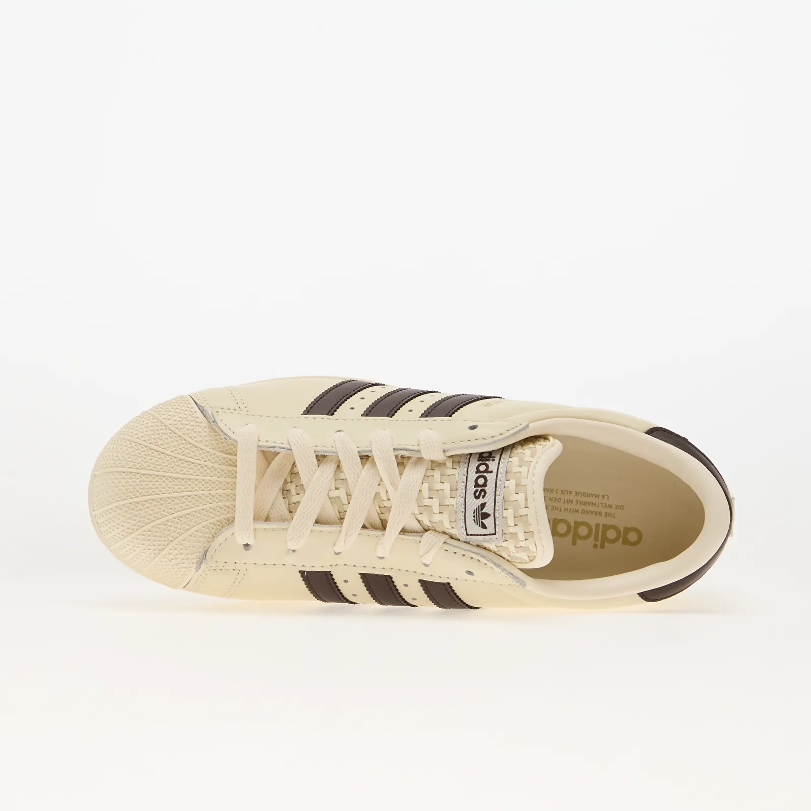 Women's shoes adidas Superstar Lo Pro Cream White/ Aurora Coffee/ Gold Metallic