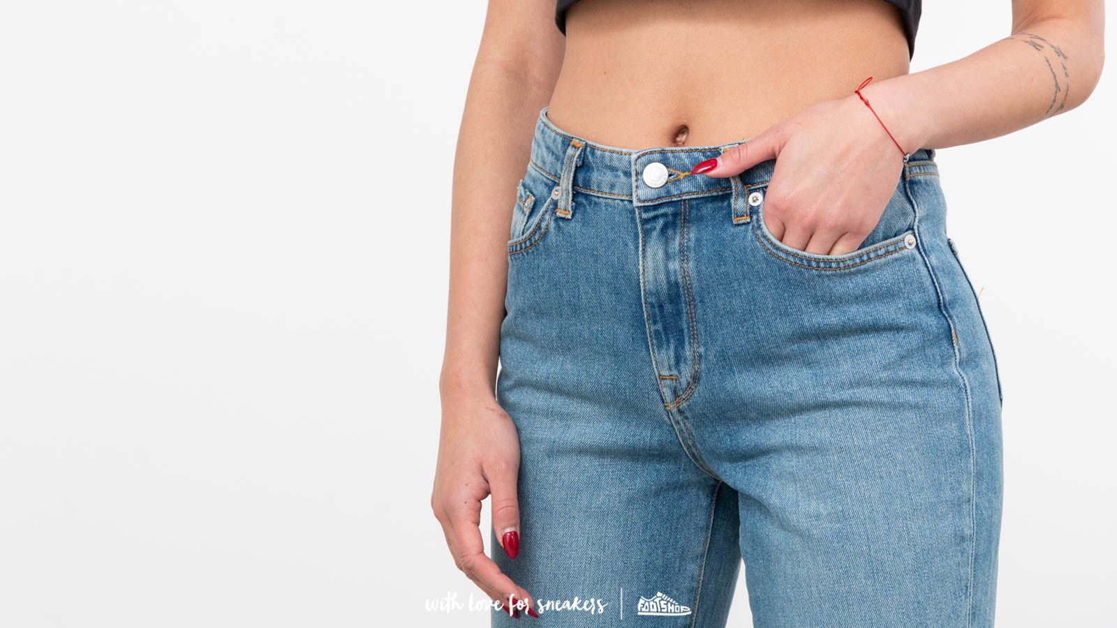Hlače SELECTED Jane Straight Mineral Blue Jeans Light Blue Denim