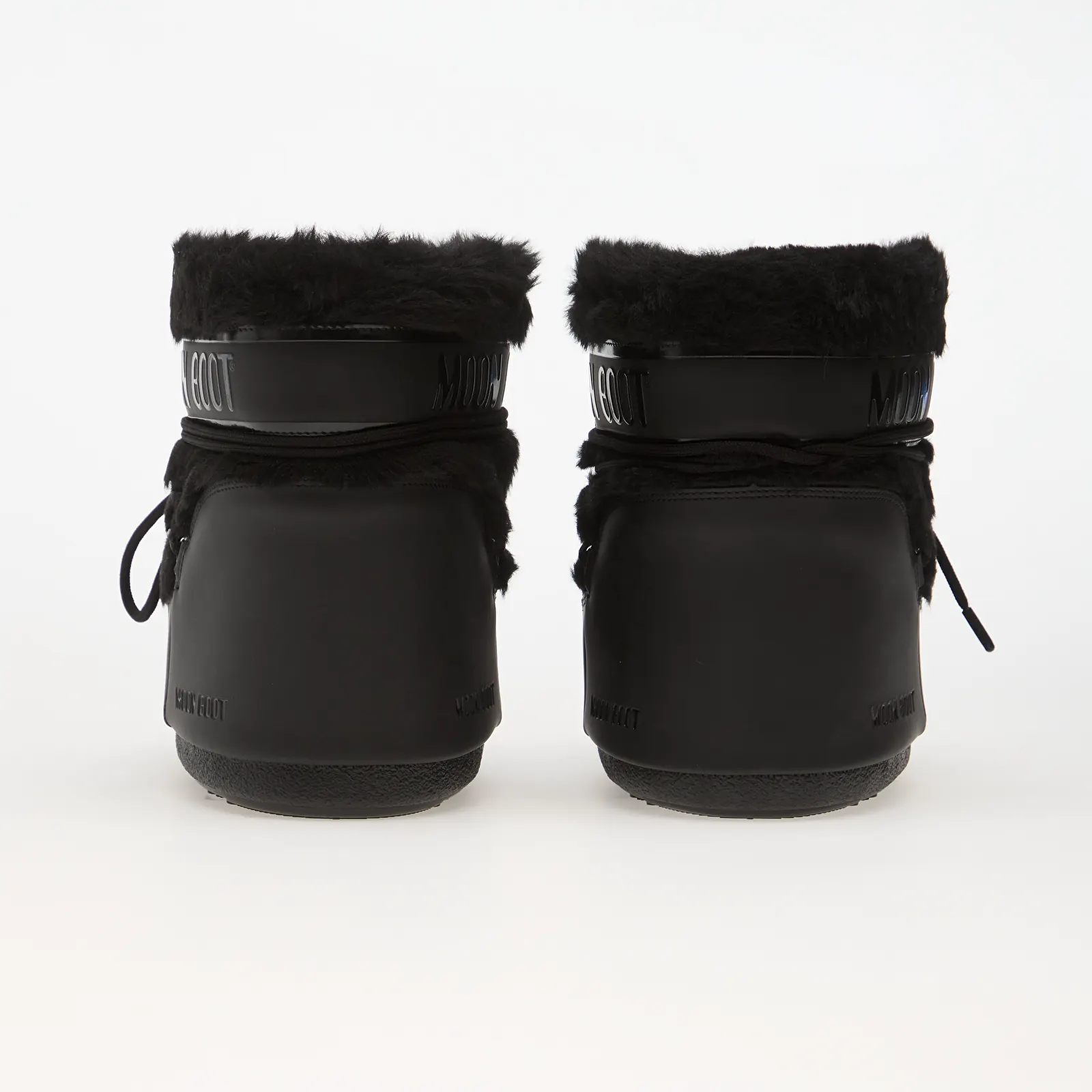 Мужские ботинки Moon Boot Icon Low Faux Fur Black