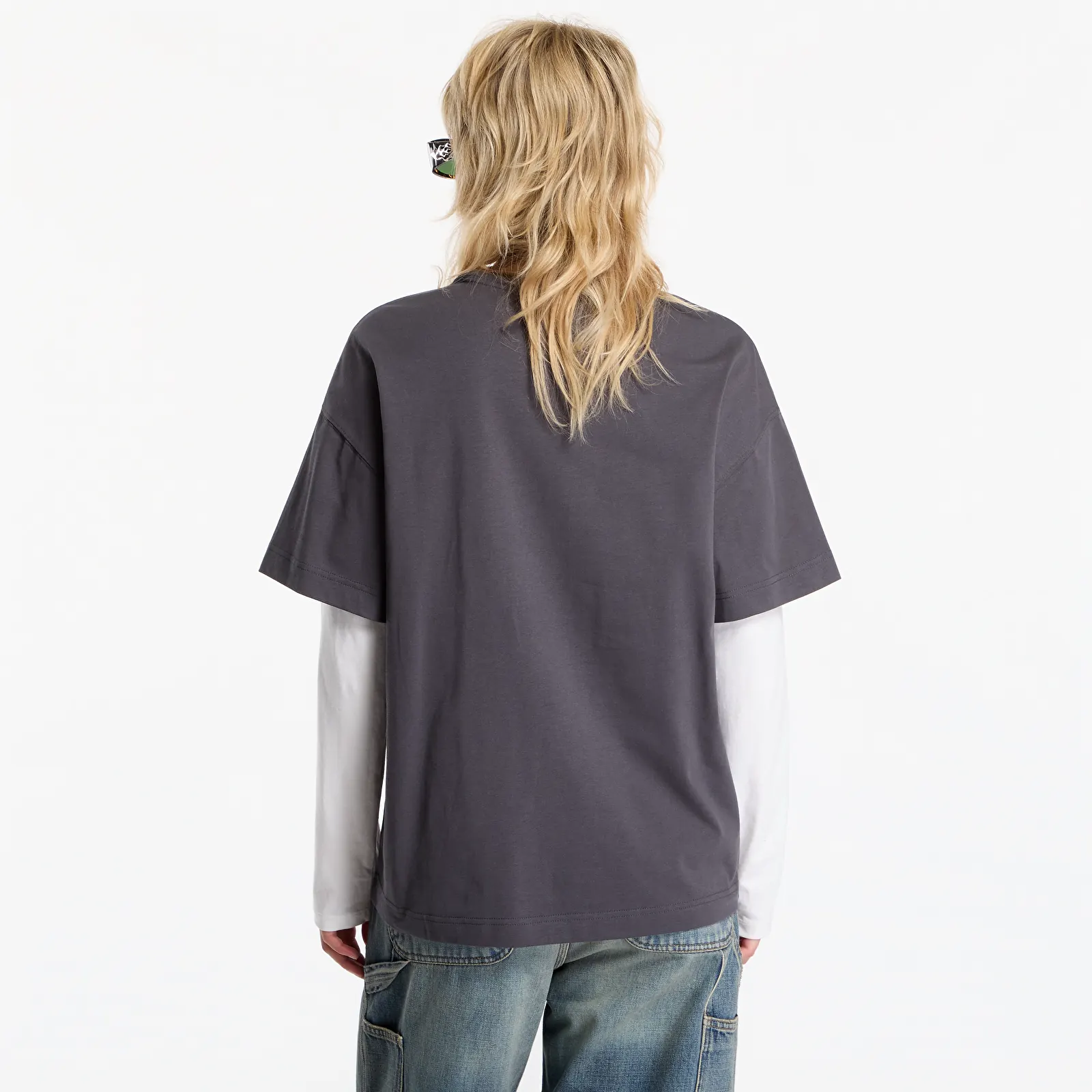 T-shirts Carhartt WIP S/S Signature Script T-Shirt UNISEX Graphite/ Dark Scarab