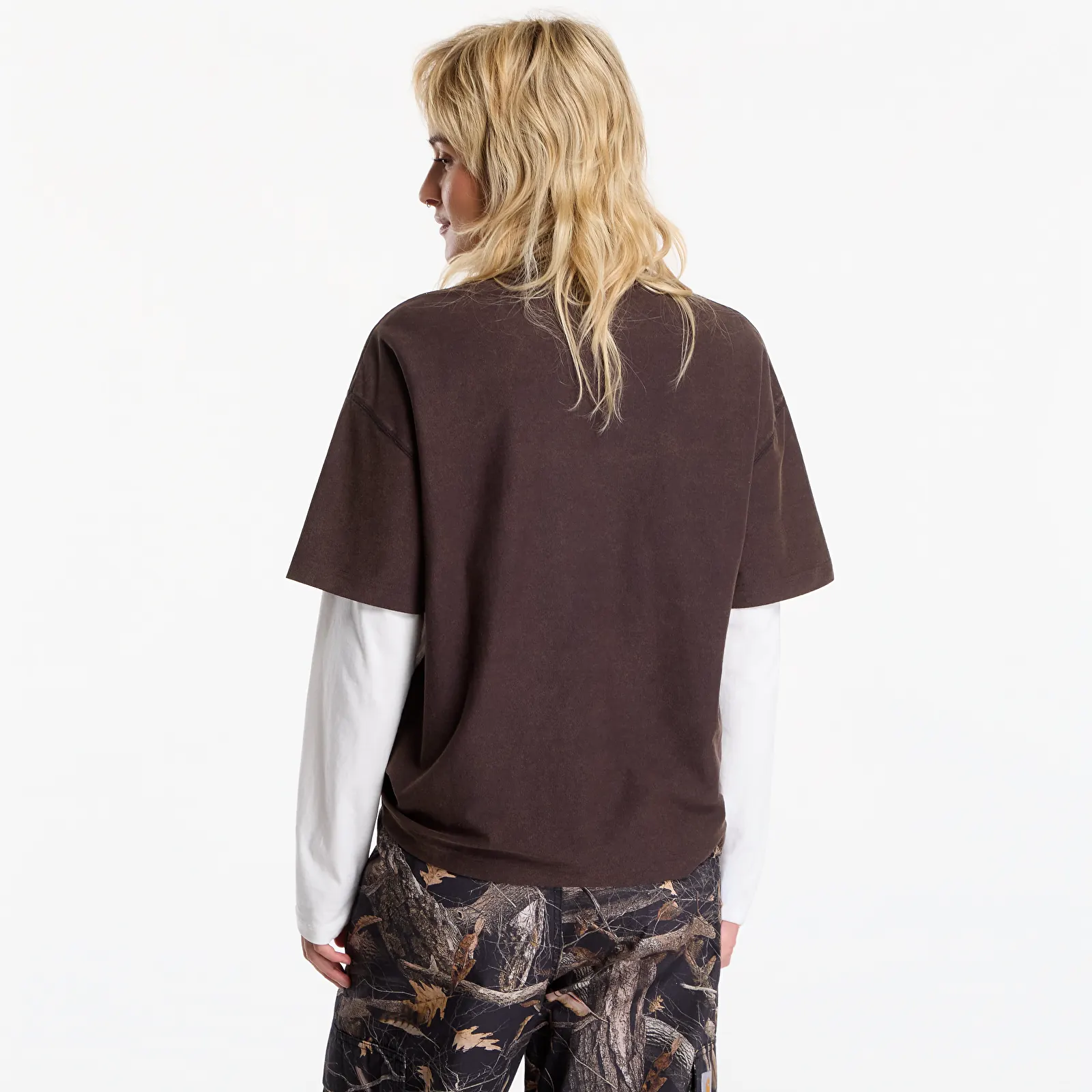 Majice i košulje Carhartt WIP S/S Lambert T-Shirt UNISEX Tobacco Moon Wash
