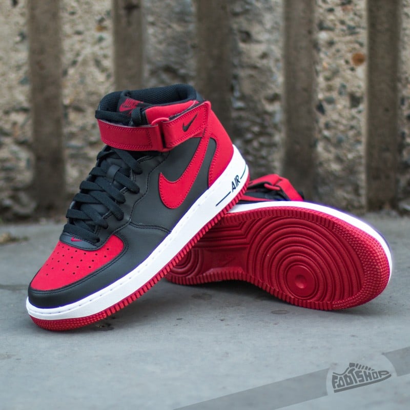 Black air force 1 with red new arrivals