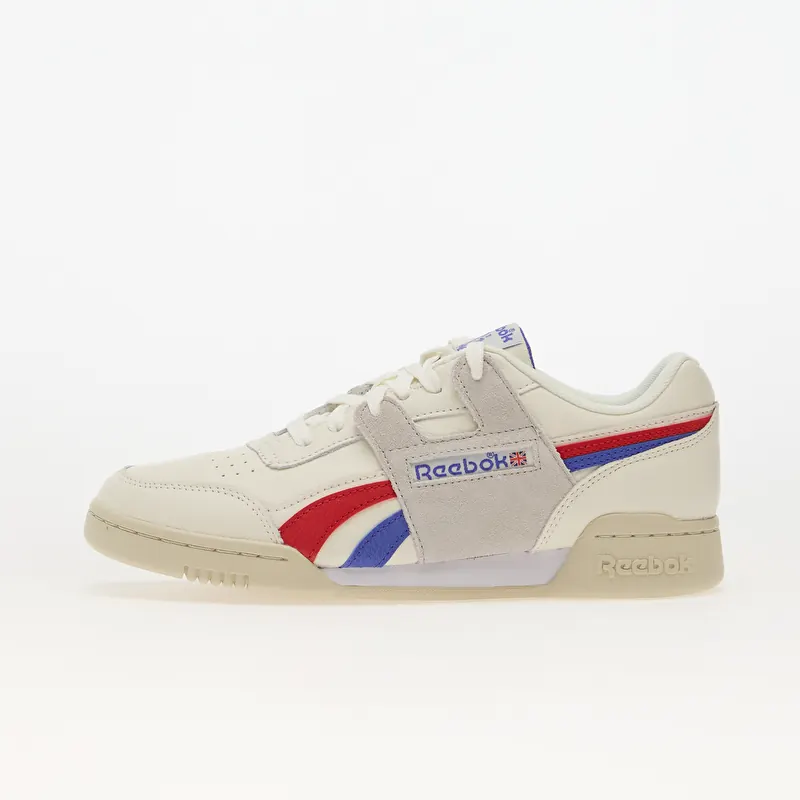 Reebok Workout Plus Chalk/ Breakout Blue/ Vector Red