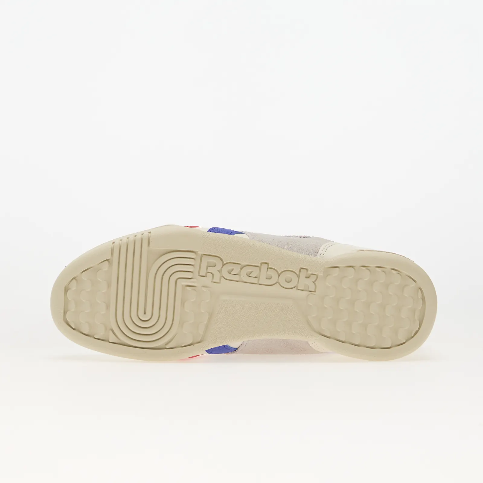 Miesten lenkkarit Reebok Workout Plus Chalk/ Breakout Blue/ Vector Red