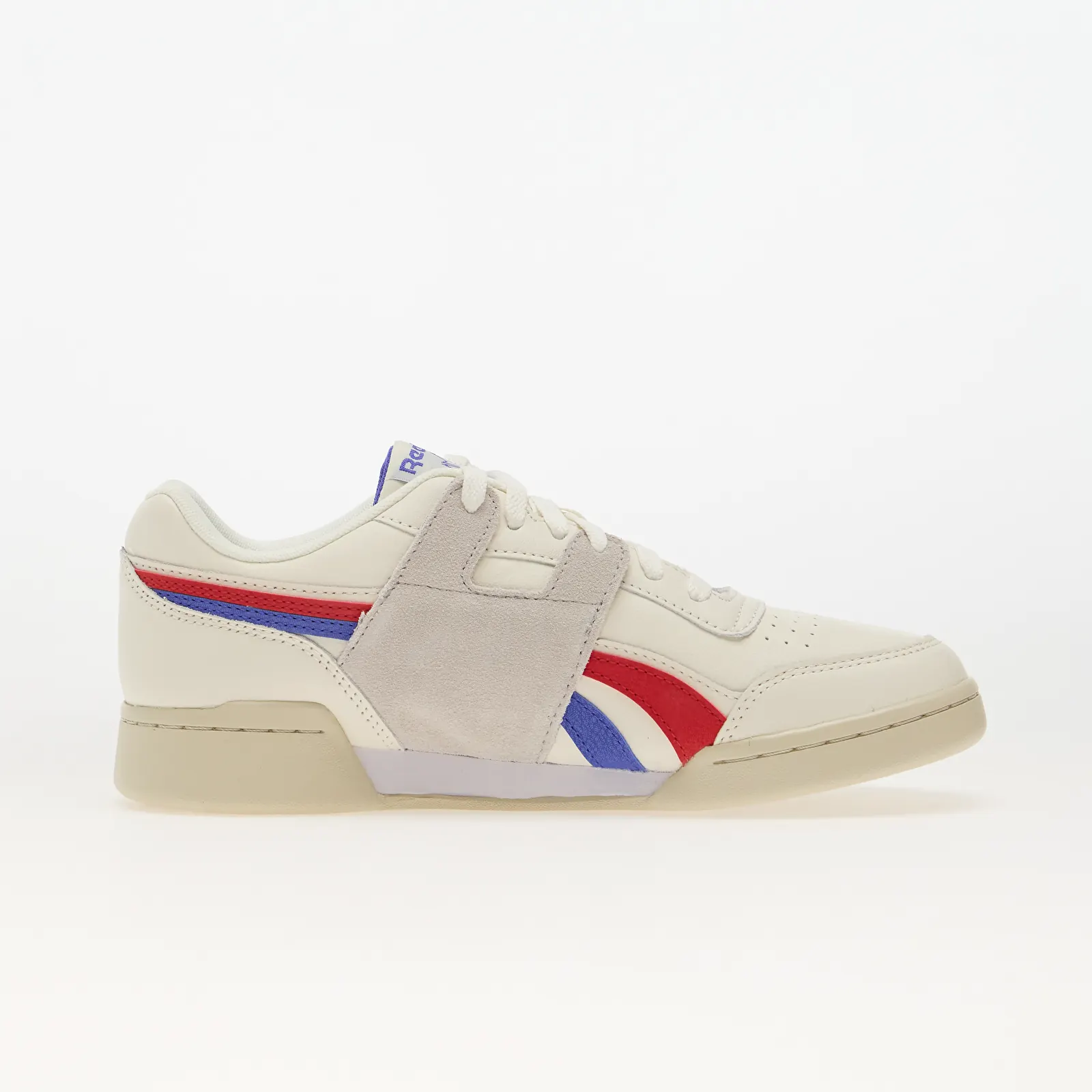 Miesten lenkkarit Reebok Workout Plus Chalk/ Breakout Blue/ Vector Red