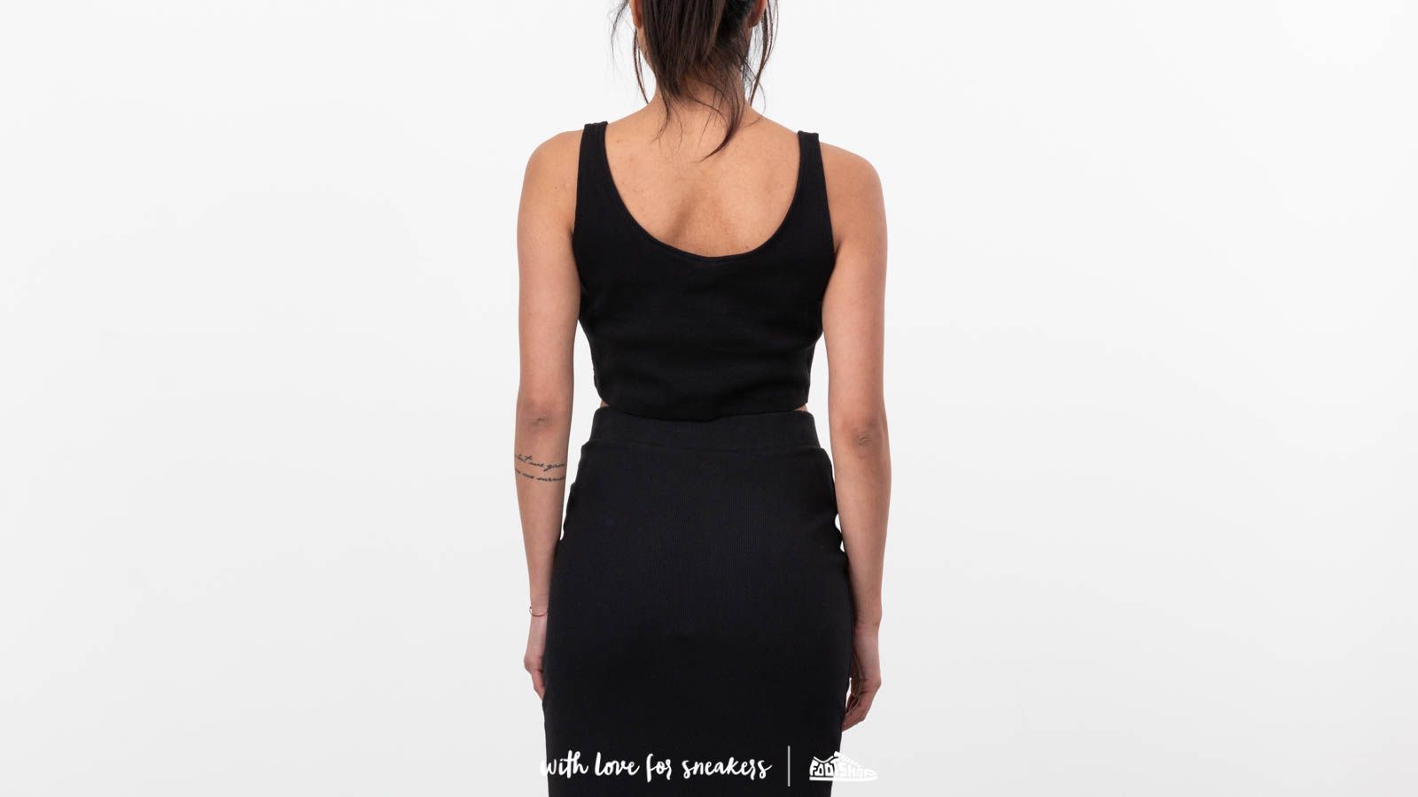 Magliette adidas Styling Complements Cropped Tank Top Black