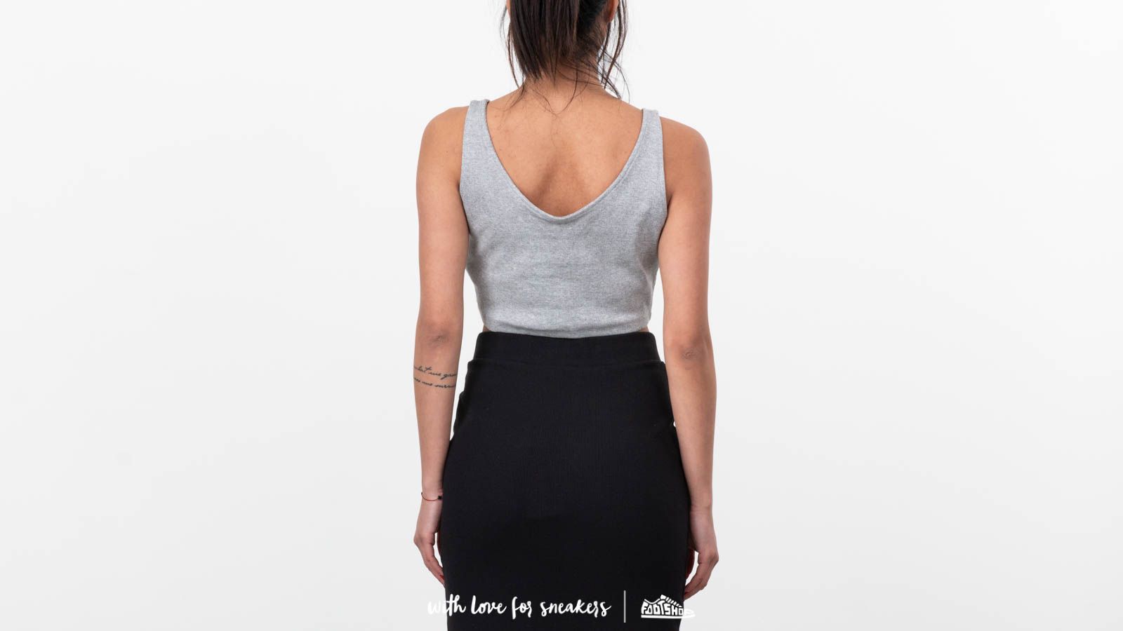 Magliette adidas Styling Complements Cropped Tank Top Medium Grey Heather