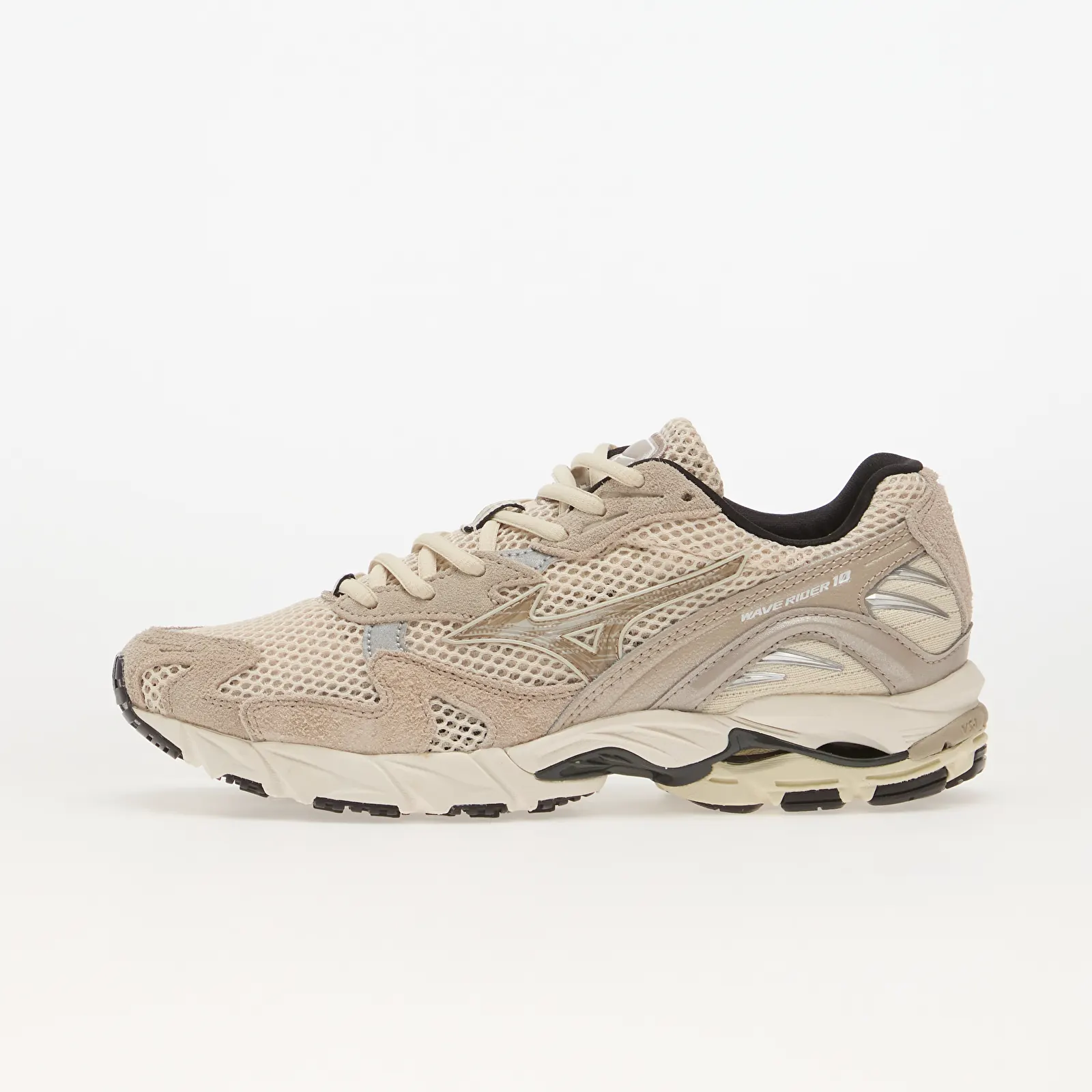 Women's sneakers Mizuno Wave Rider 10 Suede Summer Sand/ Simply Taupe/ Summer Sand