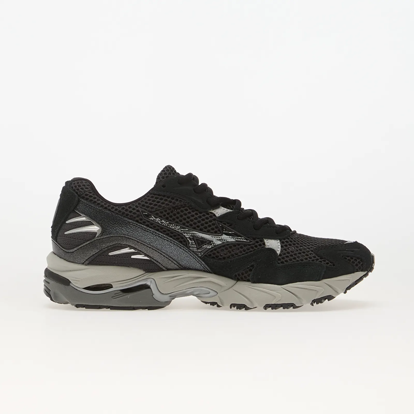 Moške superge Mizuno Wave Rider 10 Suede Black Sand/ Black/ Harbor Mist