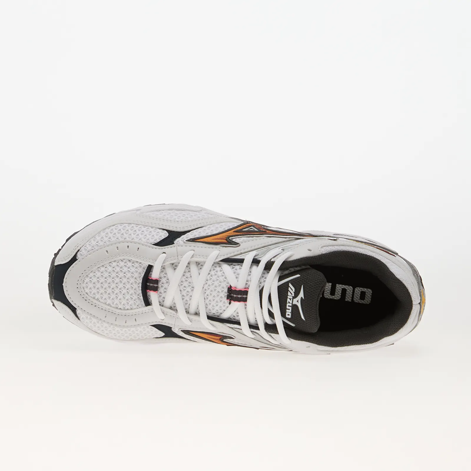 Férfi sneakerek Mizuno Wave Mustang LS OG White/ Artisan's Gold/ Galaxy Silver