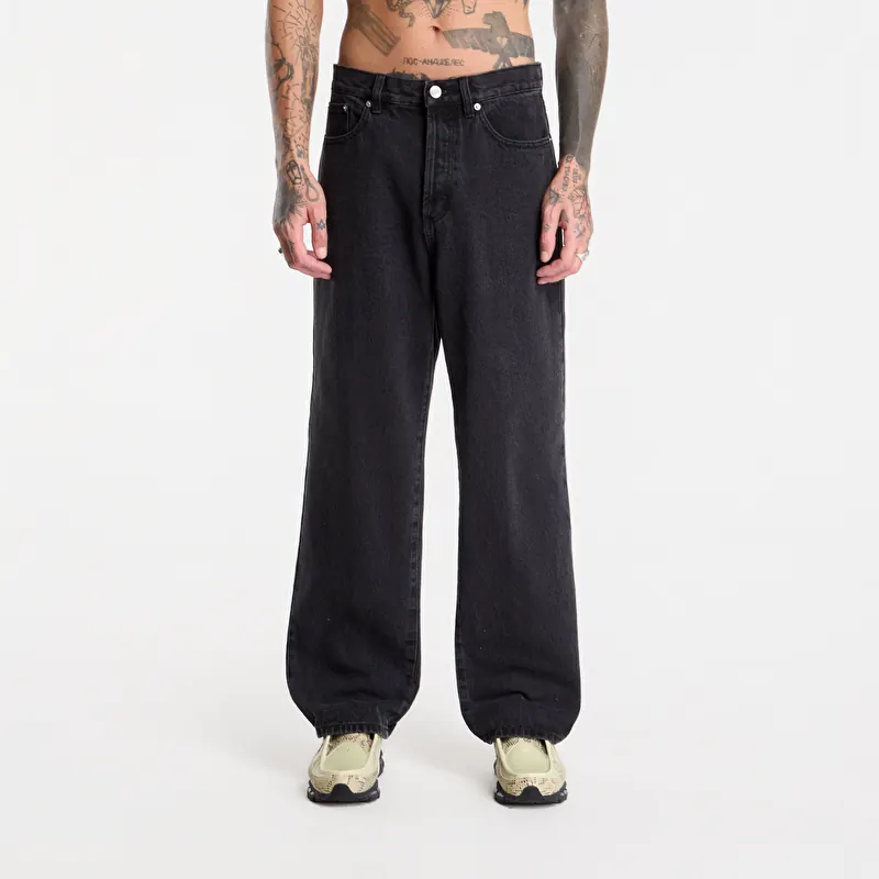 Džinsai Obey Classic Baggy Denim Faded Black