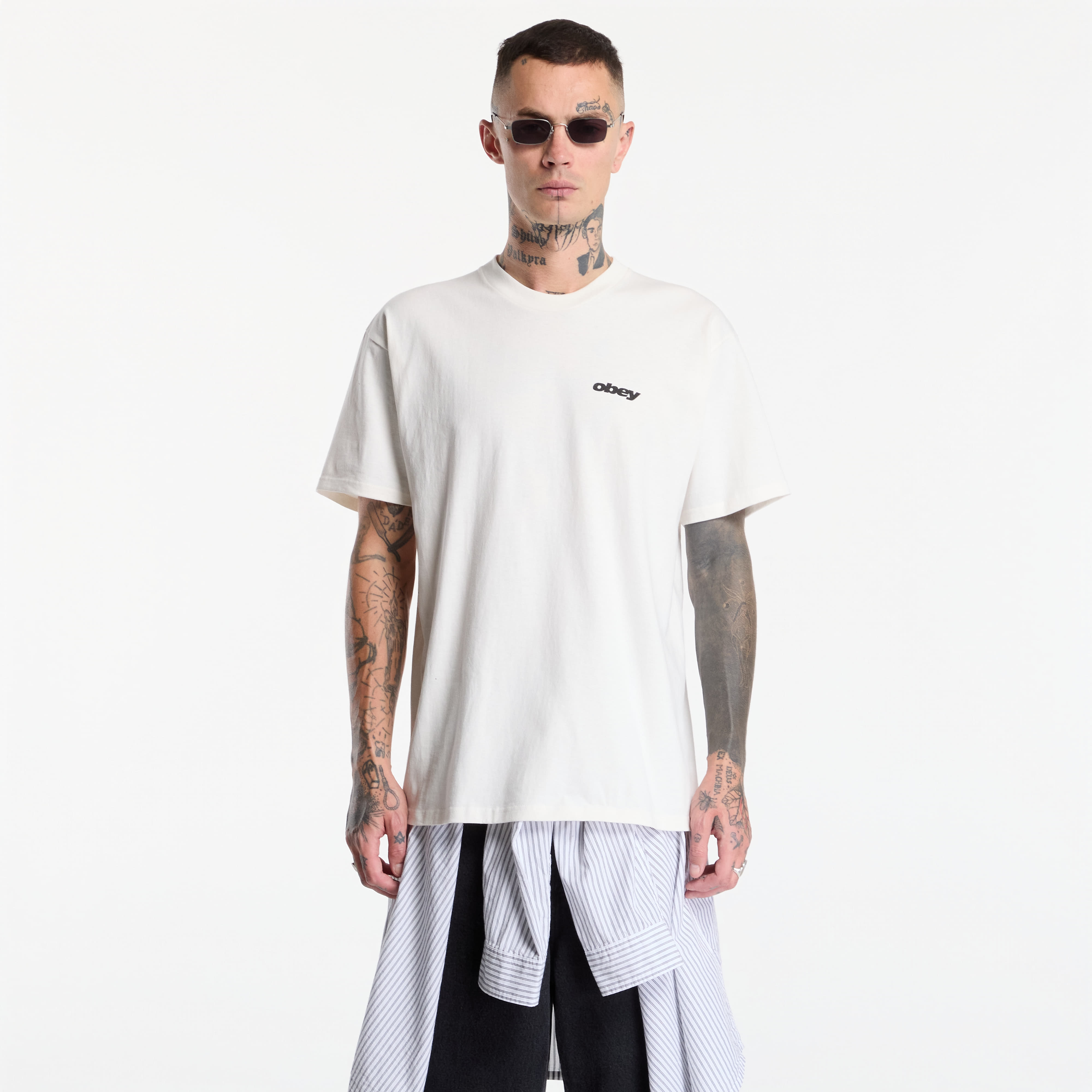 Тениска Obey Stronger Together Vintage White S