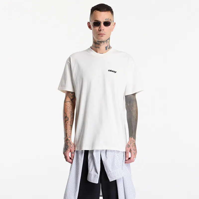 T-Shirt Obey Stronger Together Vintage White