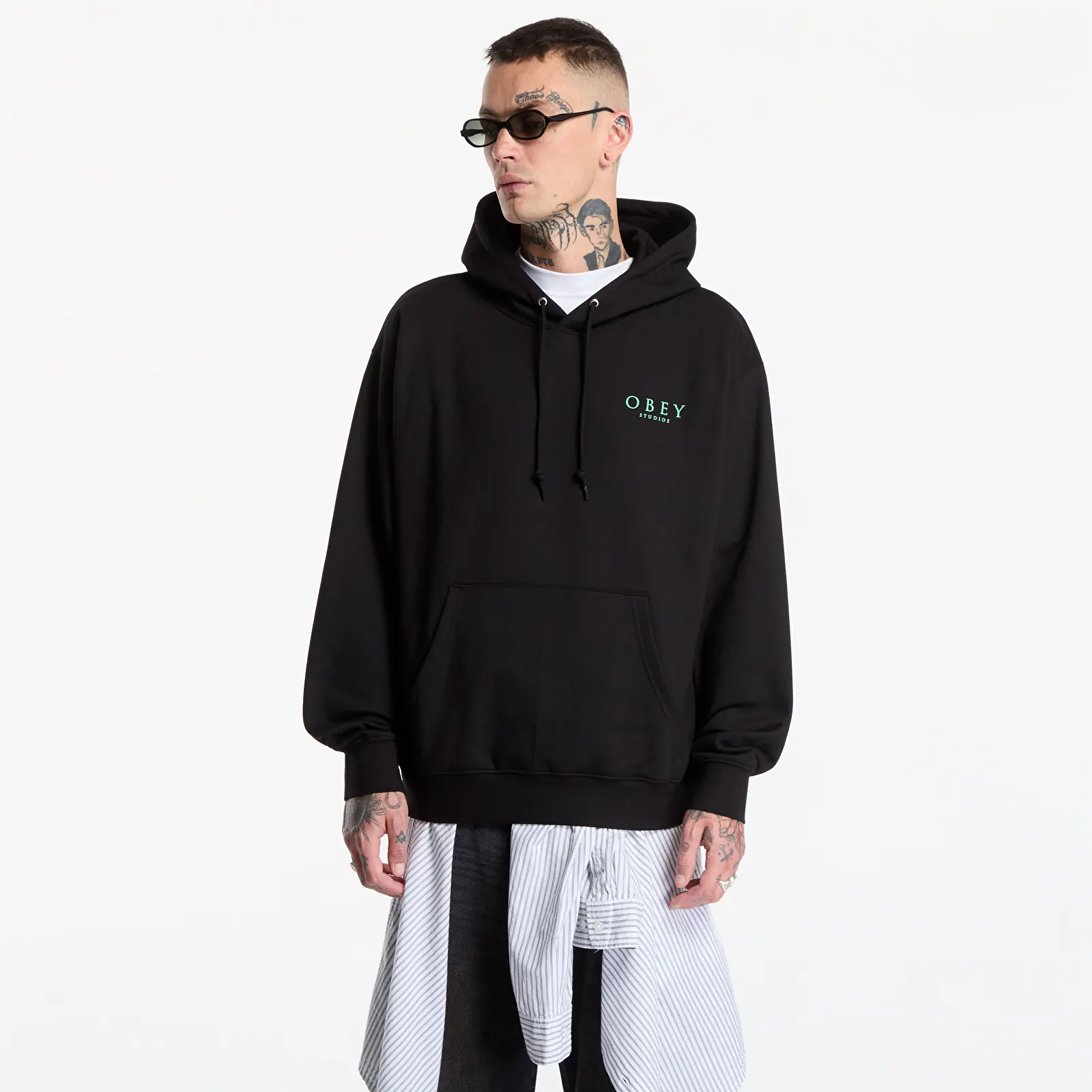 Sweatshirts Obey Flores Robus Black