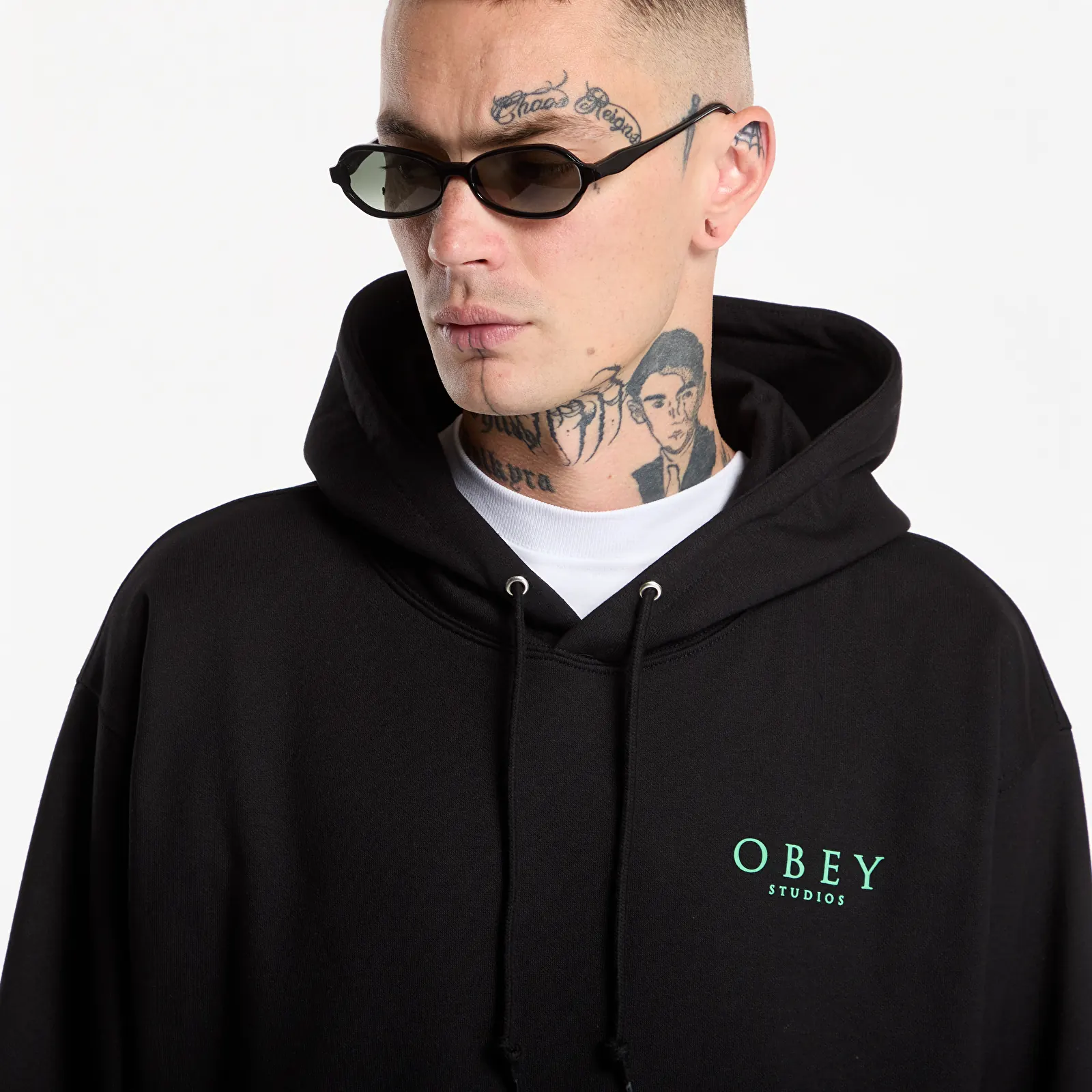Sweatshirts Obey Flores Robus Black