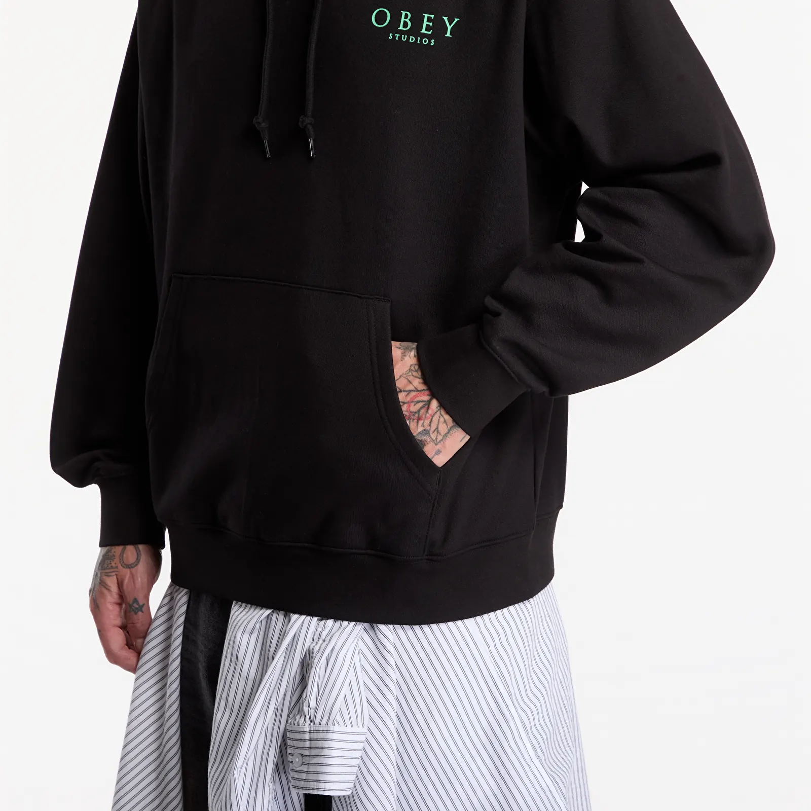 Sweatshirts Obey Flores Robus Black