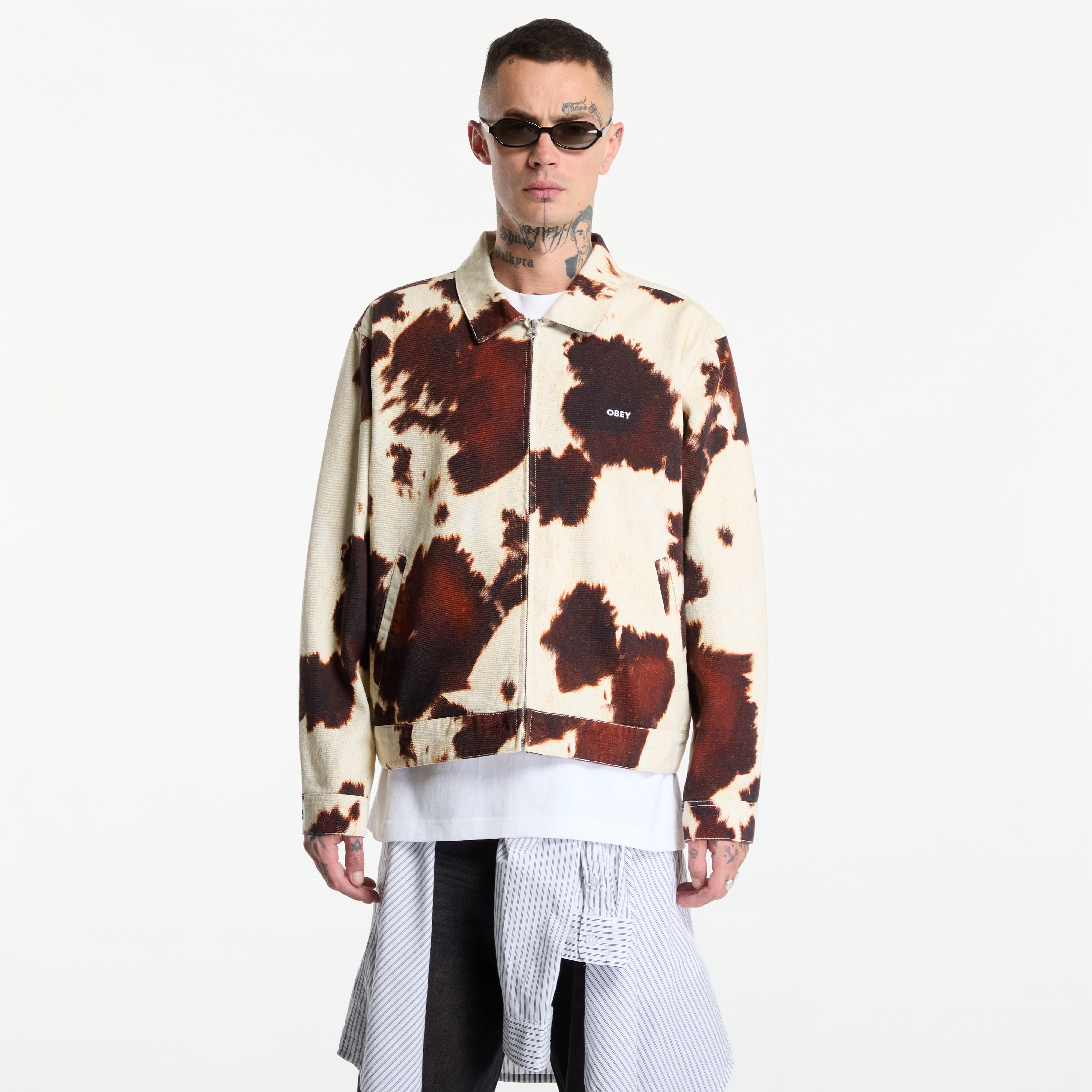 Яке Obey Workshop Jacket Cow Print S