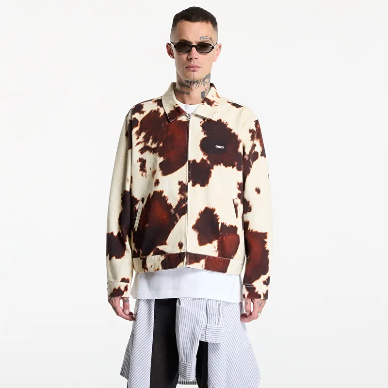 Striukė Obey Workshop Jacket Cow Print