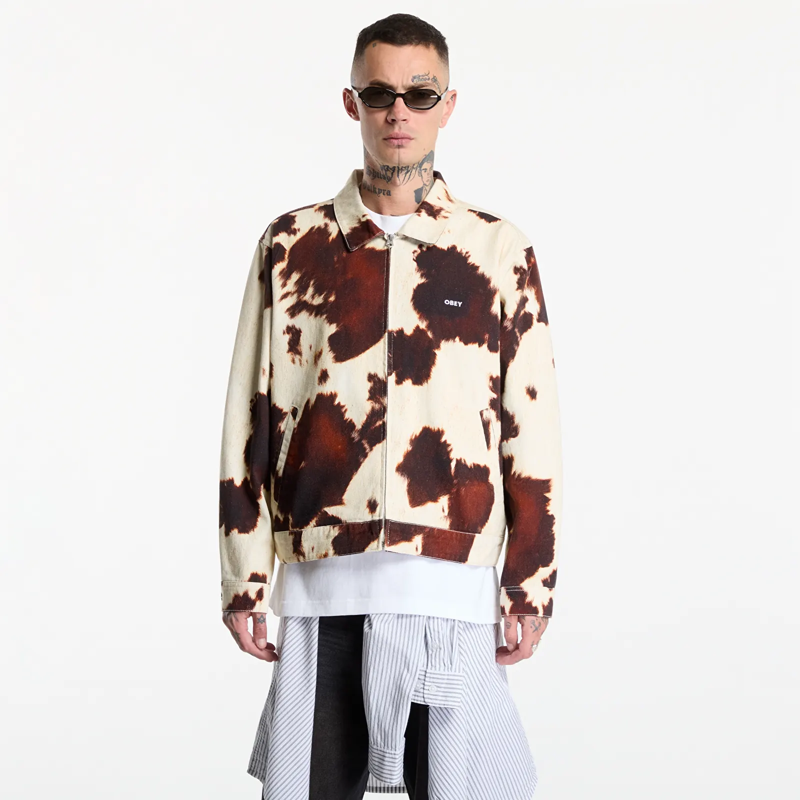 Bundy Obey Workshop Jacket Cow Print