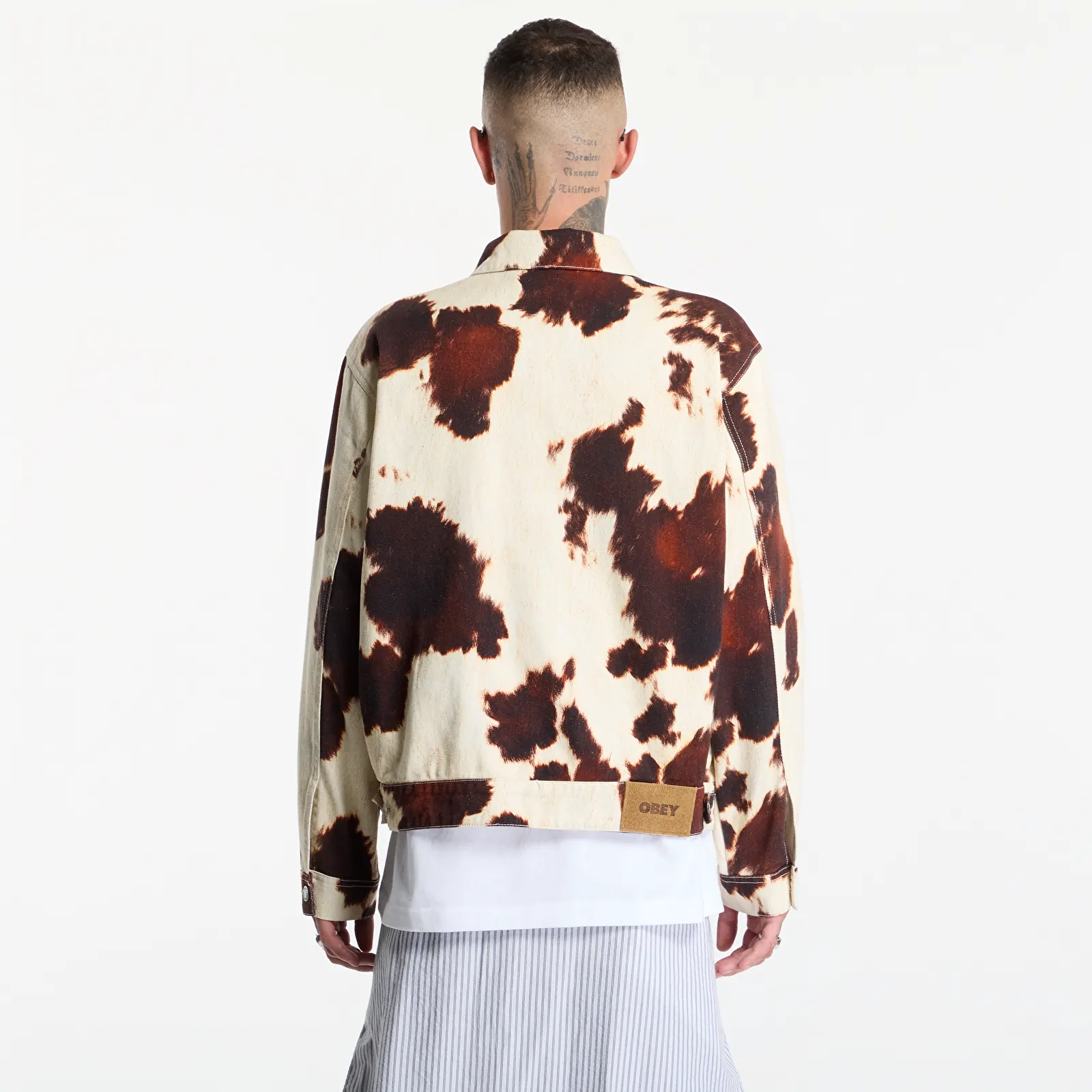 Bundy Obey Workshop Jacket Cow Print