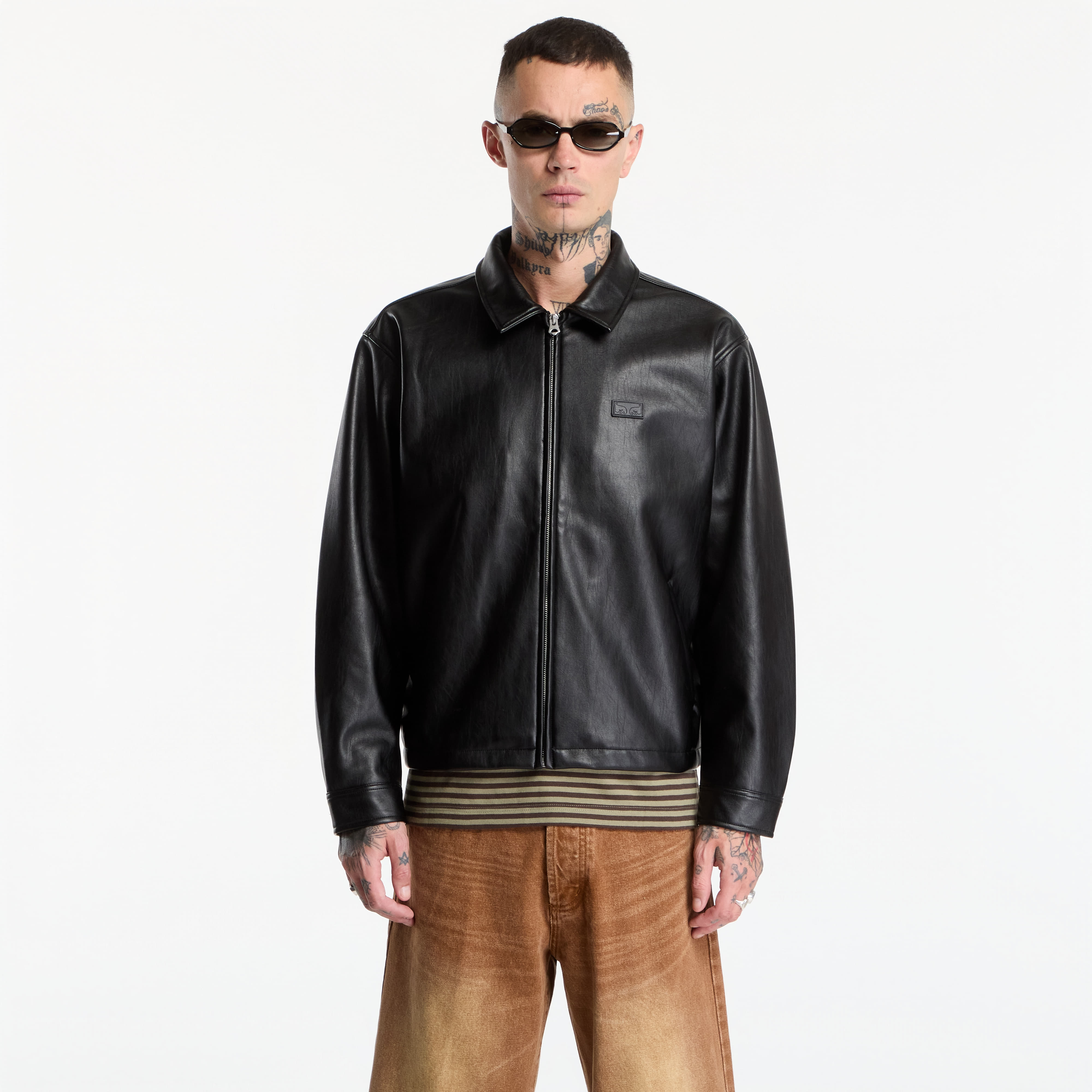 Яке Obey Workman PU Jacket Black M