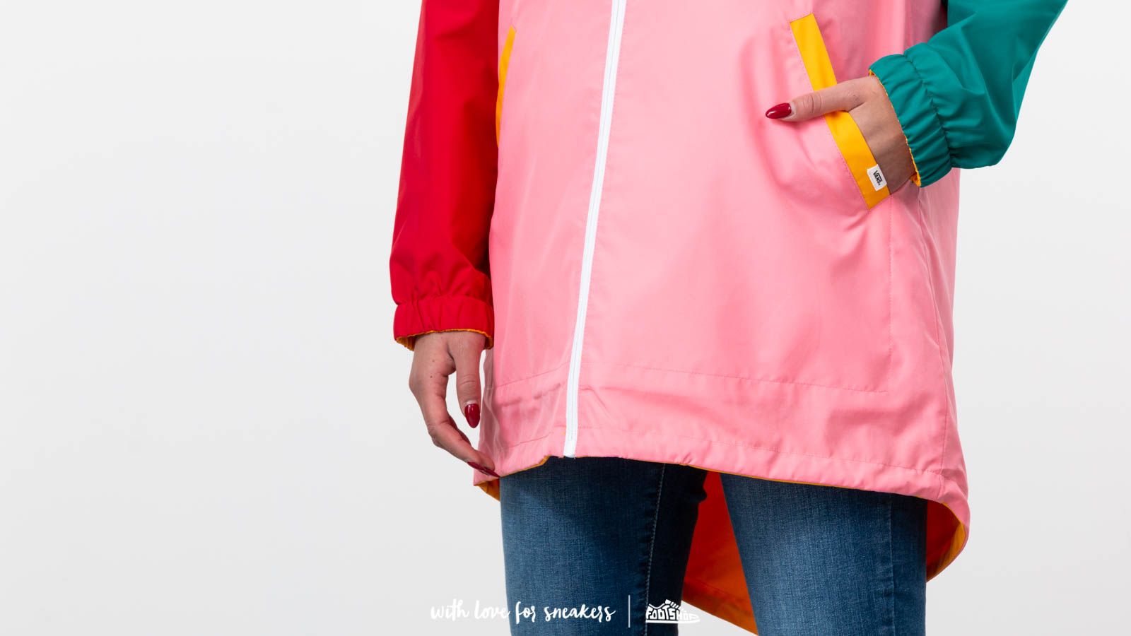 Vans mercy sale reversible parka patchwork