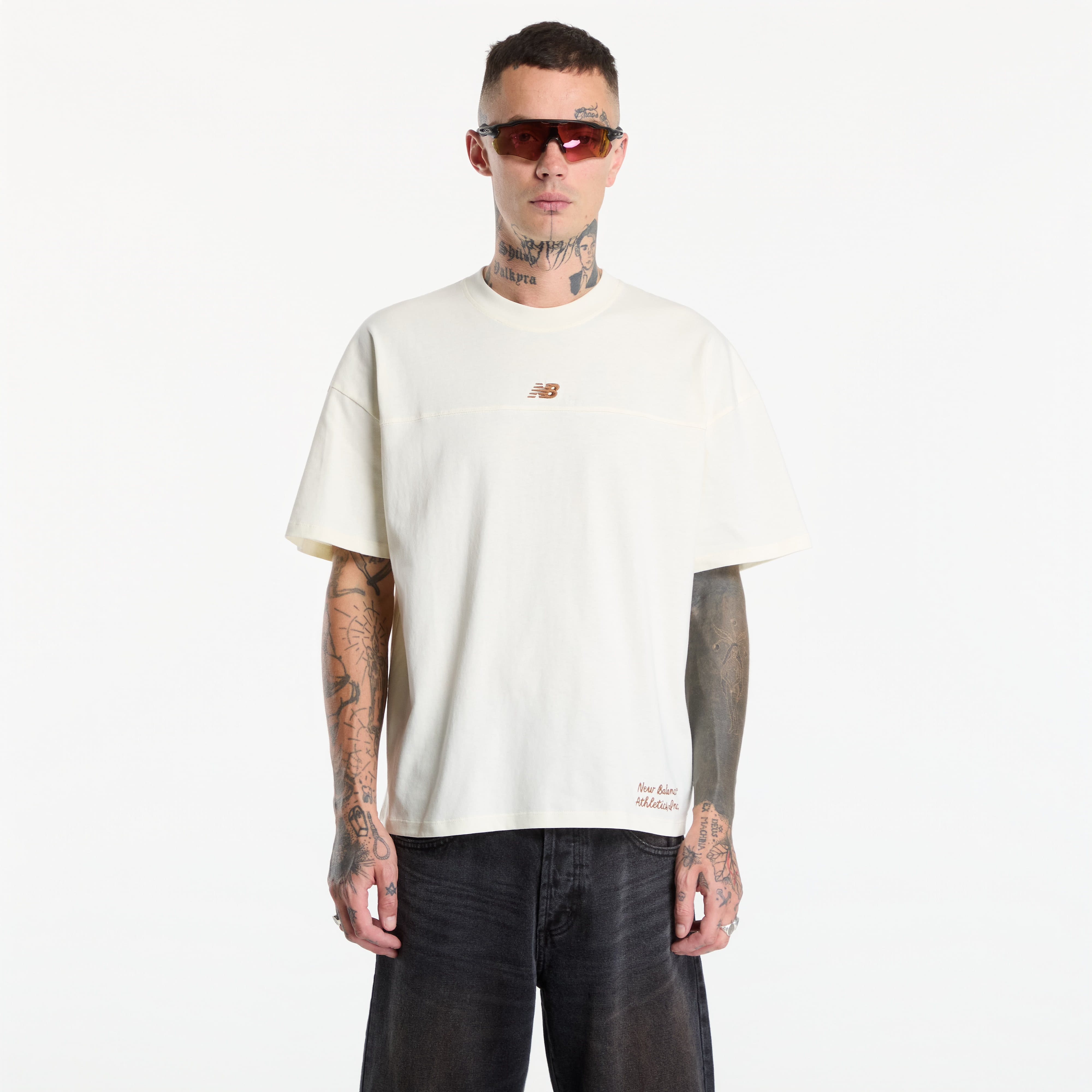Тениска New Balance Sport Legacy Graphic T-Shirt Angora XL