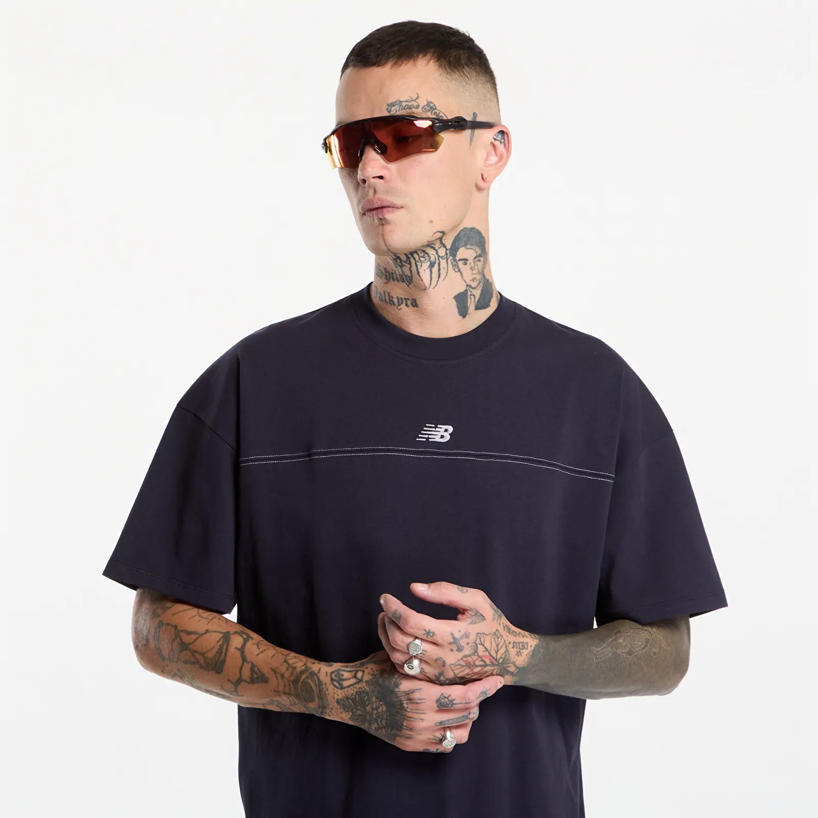 Pólók New Balance Sport Legacy Graphic T-Shirt Dark Night