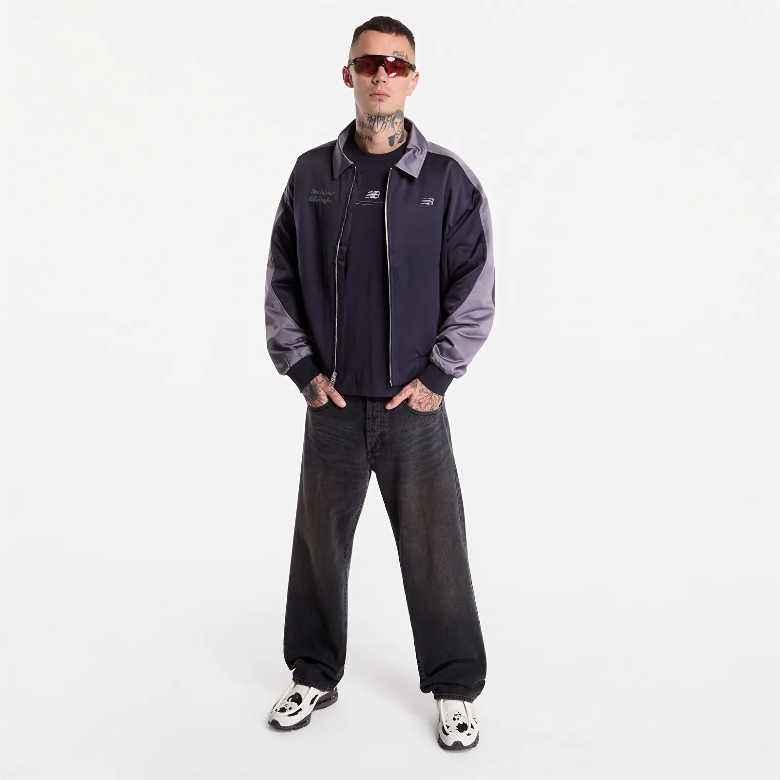 Jacken New Balance Sport Legacy Stadium Jacket Dark Night/ Neptune Grey Pfp