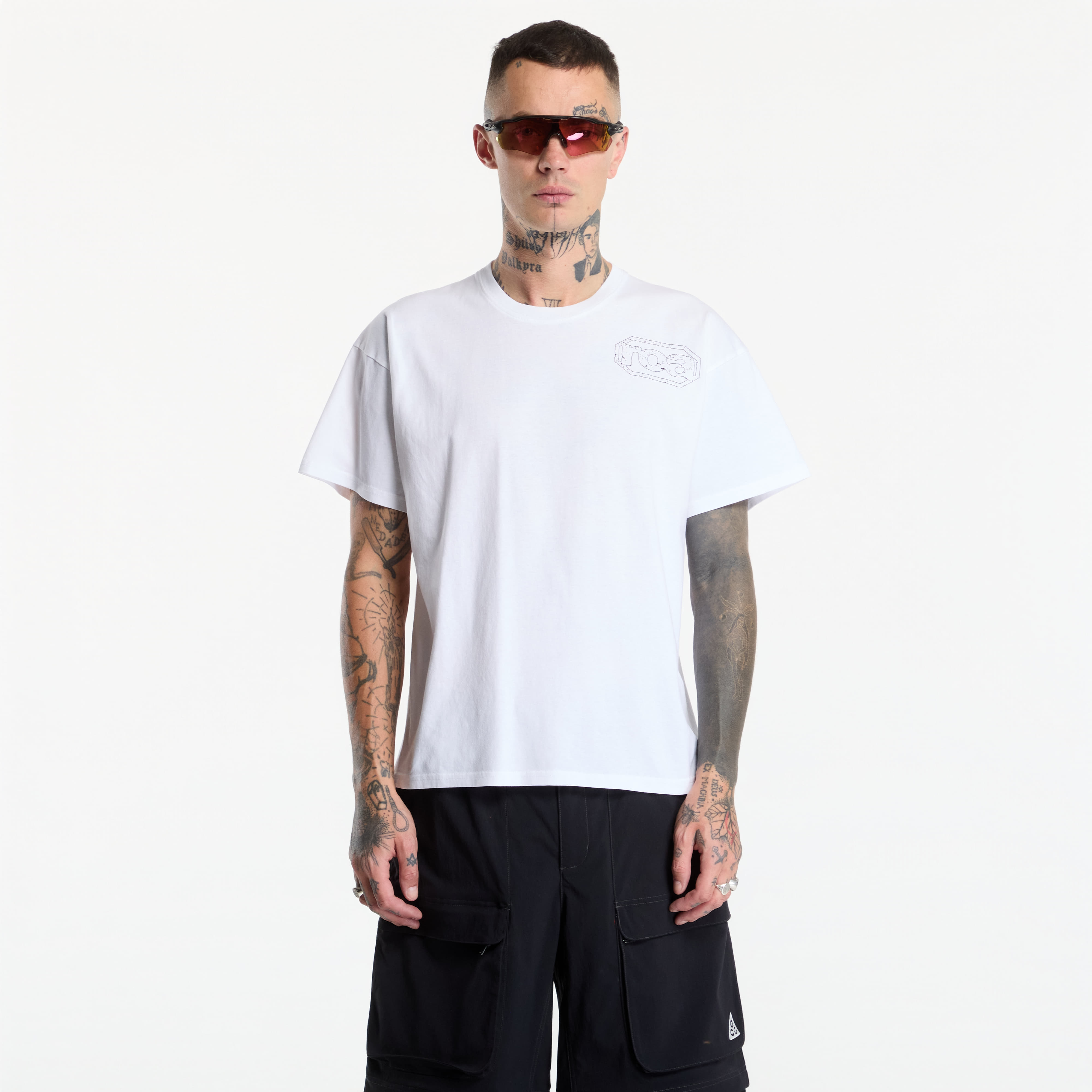 Tricou ROA Dragon T-Shirt UNISEX White L