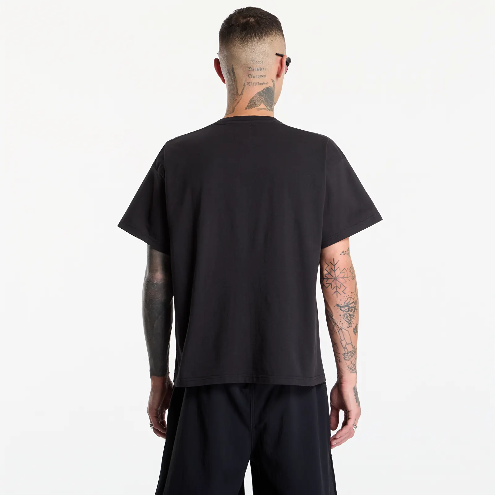 T-shirts  ROA Signal Mountain T-Shirt UNISEX Washed Black
