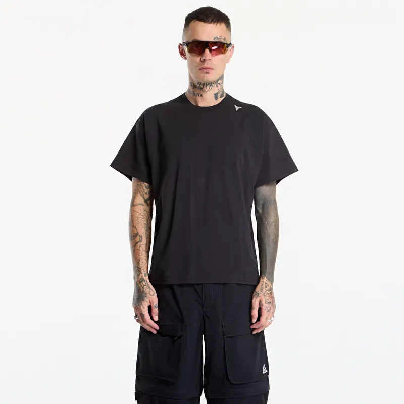 ROA Logo T-Shirt  UNISEX Washed Black