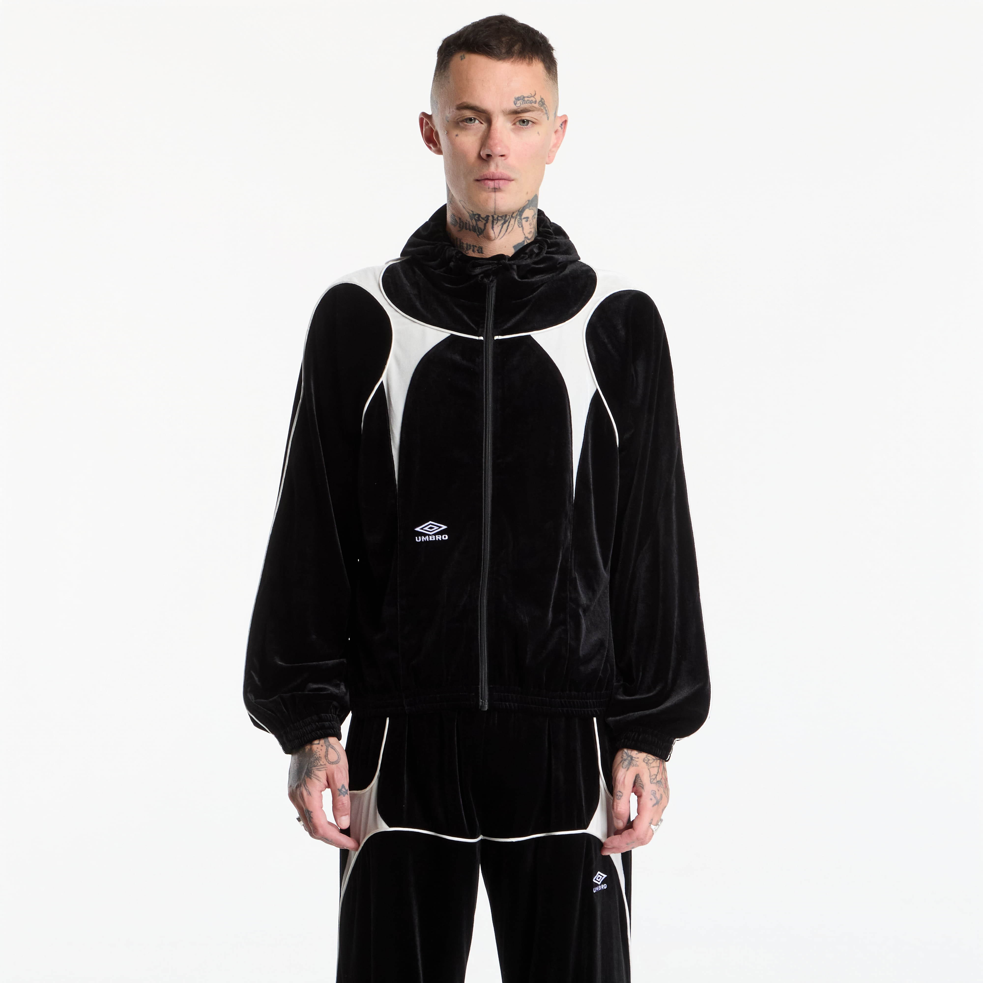 Jachetă Umbro Velvet Jester Tracksuit Black XL