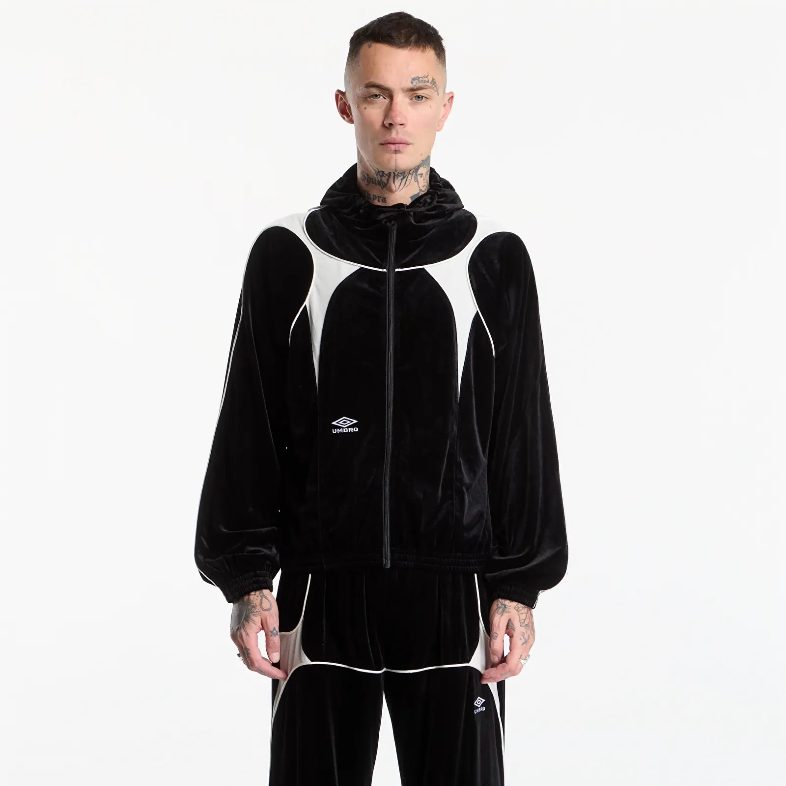 Casacos Umbro Velvet Jester Tracksuit Black