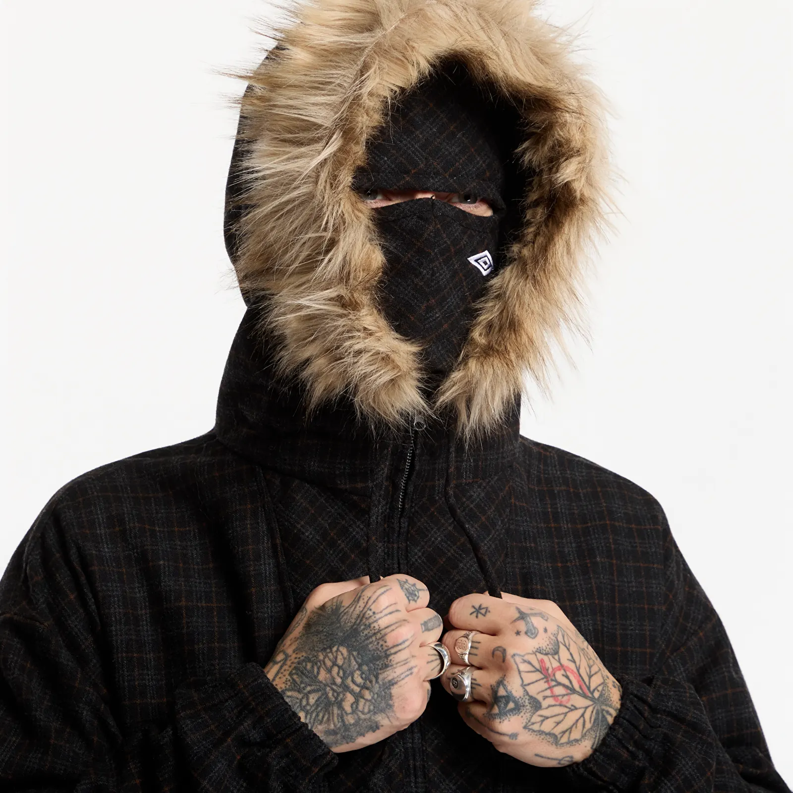 Overshirt Umbro Flannel Fur Anorak Dark Brown